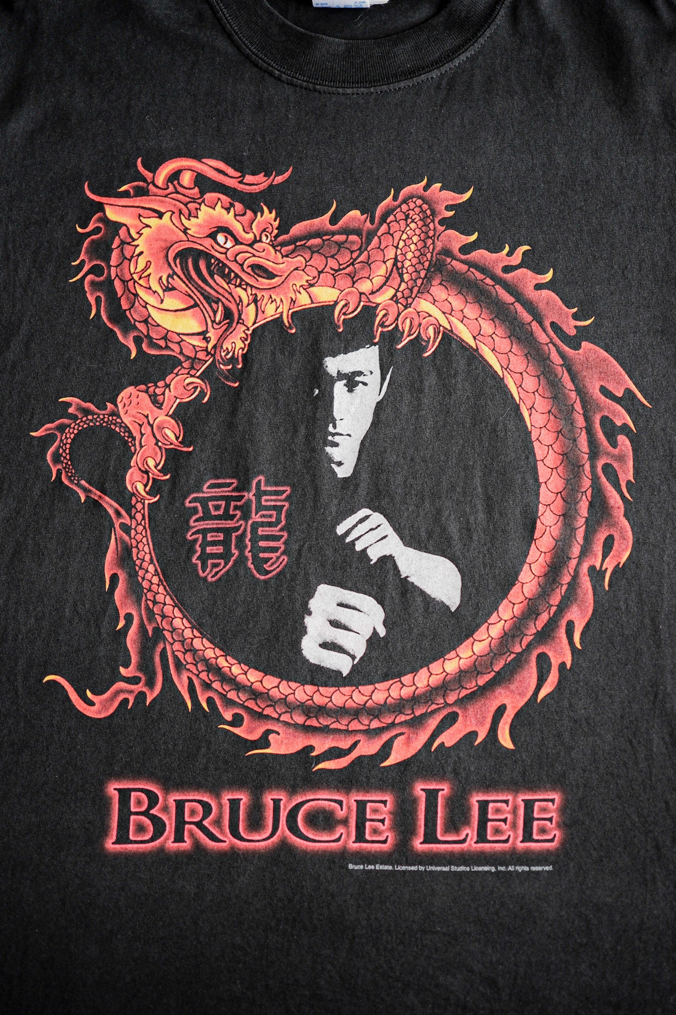 【~00's】Vintage Print T-shirt Size.M "Bruce Lee"