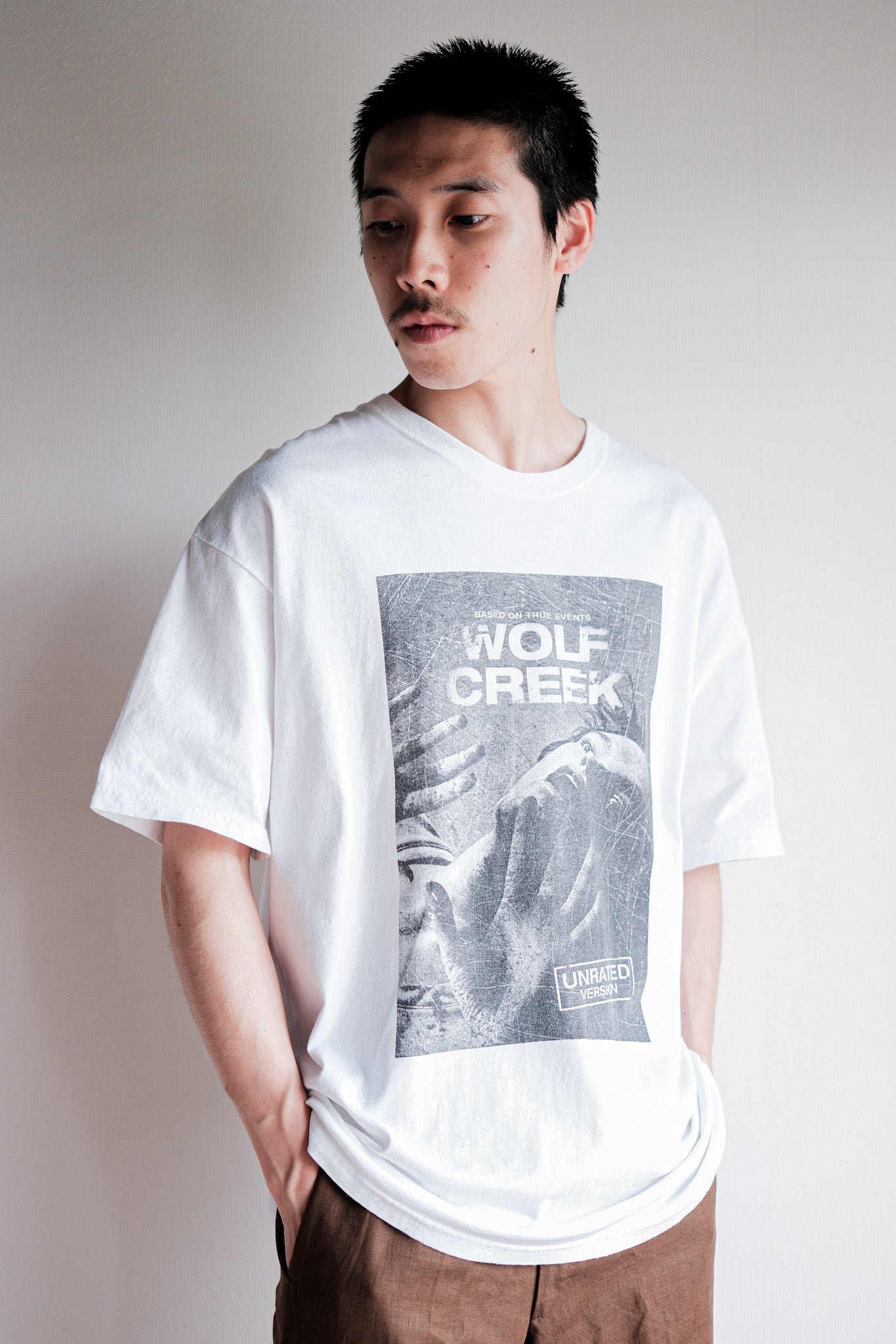 【~00's】Vintage Movie Print T-shirt Size.L "WOLF CREEK"