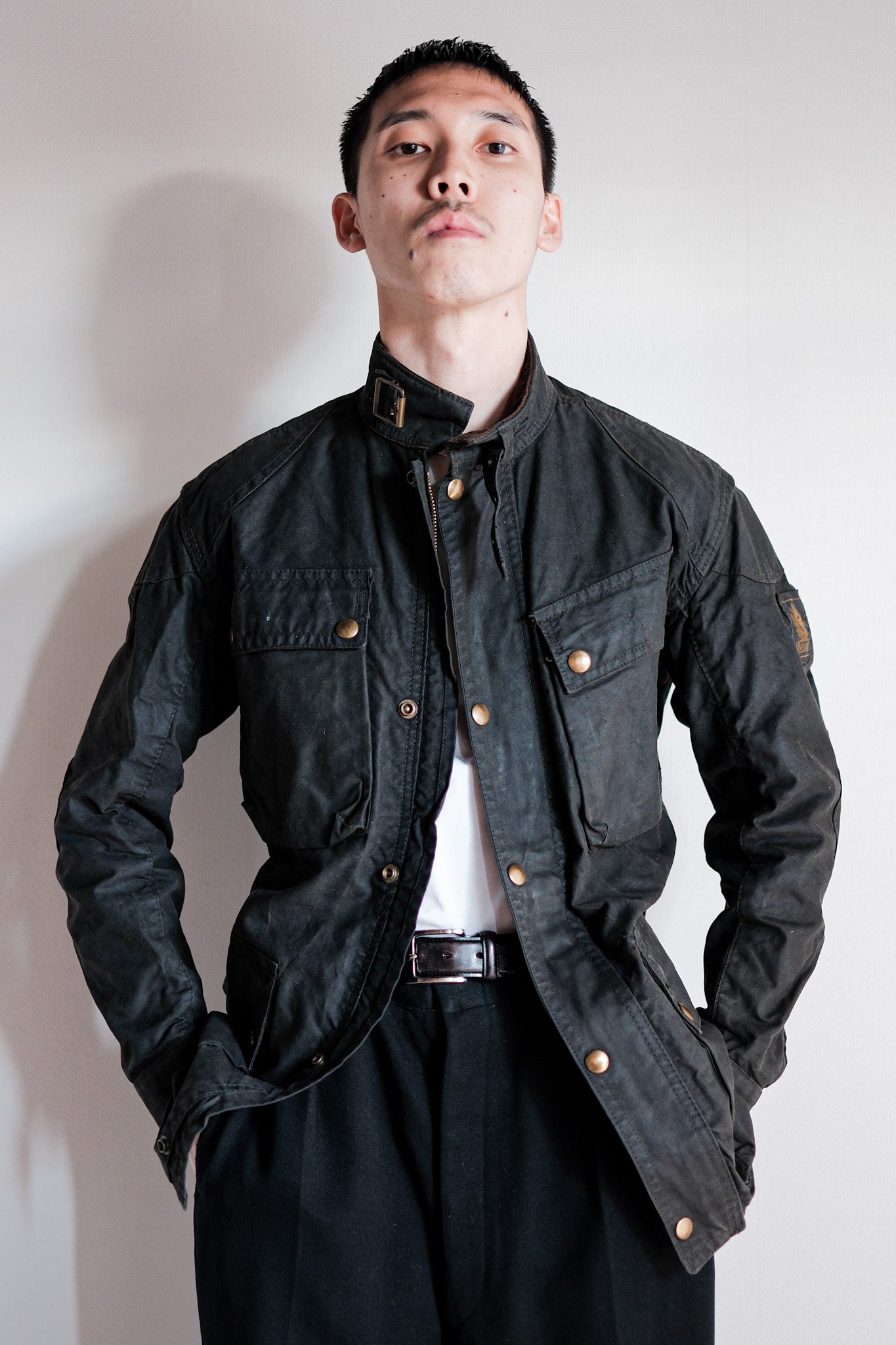 【~60's】Vintage Belstaff Waxed Jacket Size.34 "TRIALMASTER"