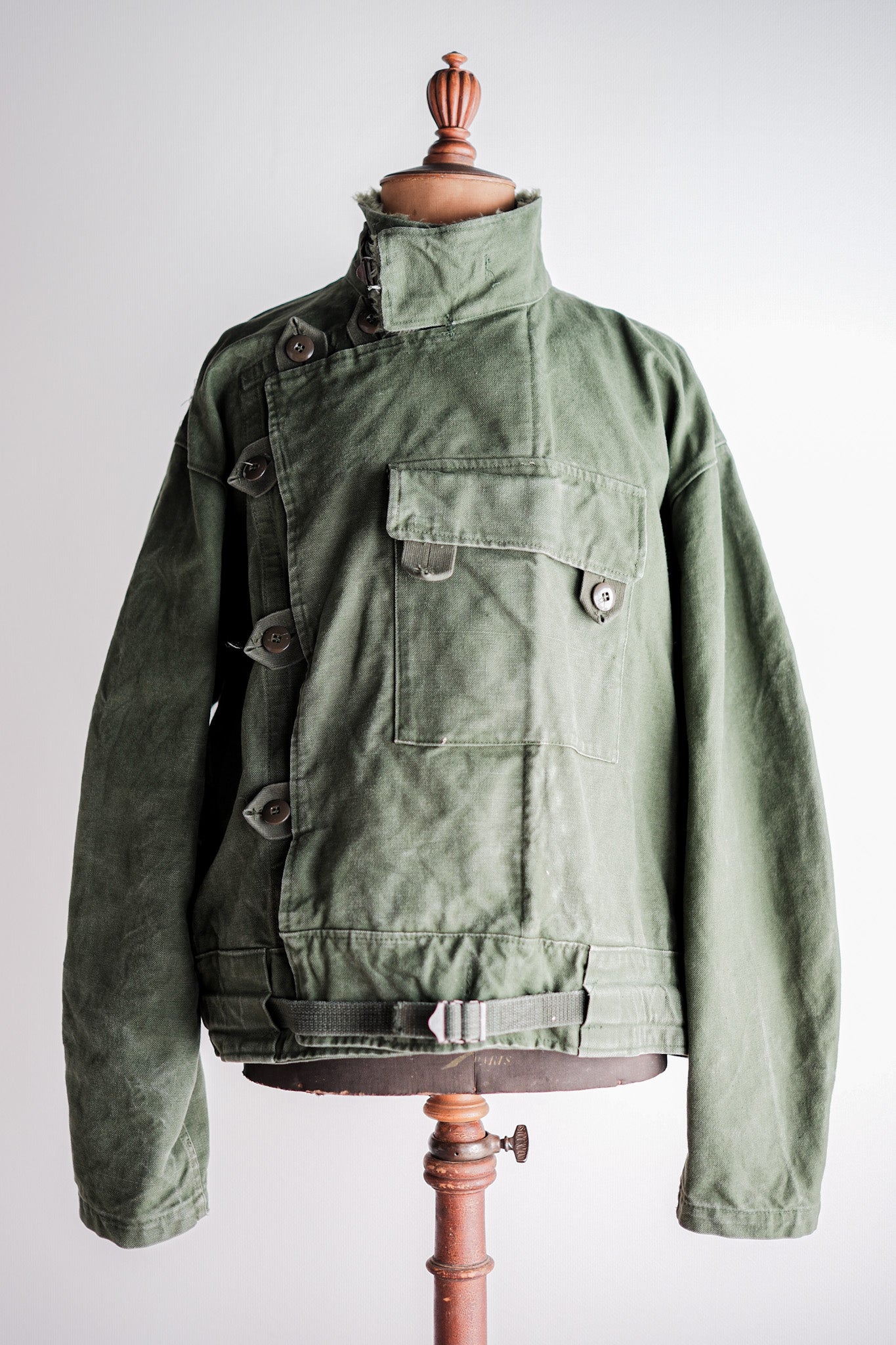 【~60's】Swedish Army Dispatch Rider Motorcycle Jacket Size.C56