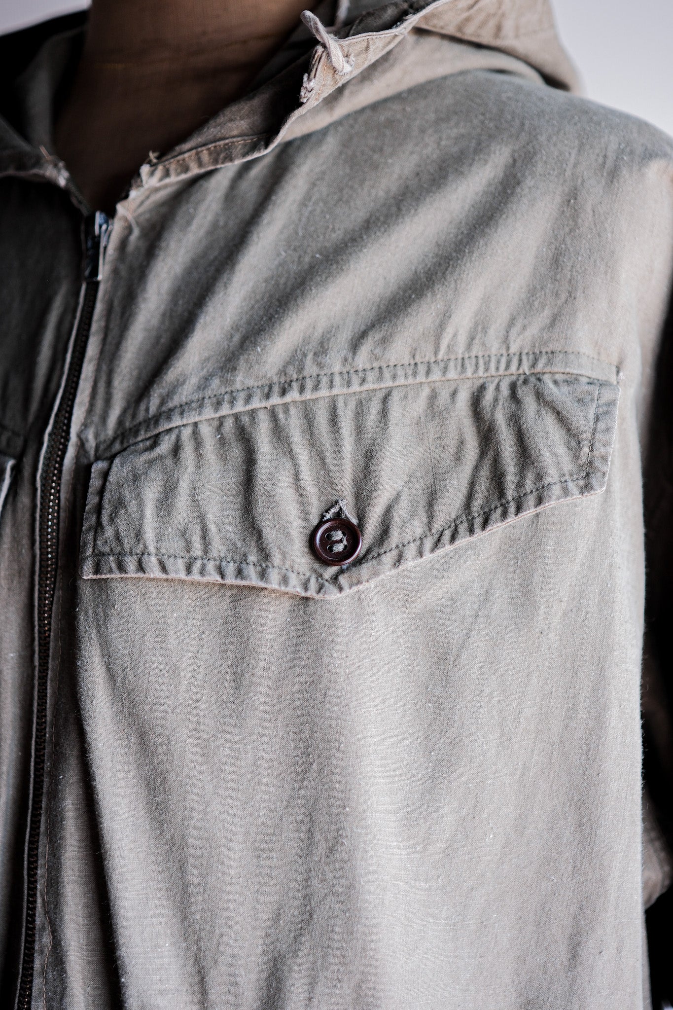 【~60's】French Army Alpine Mountain Smock Parka Size.22 "Modified"