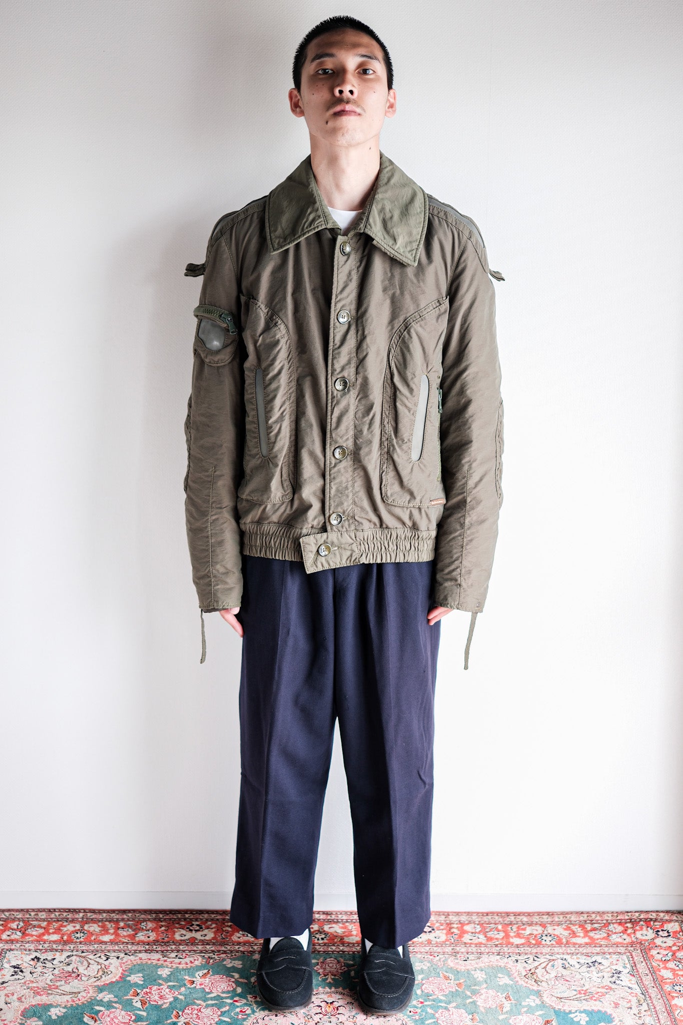 【~00's】Old DOLCE & GABBANA Flight Type Jacket Size.L