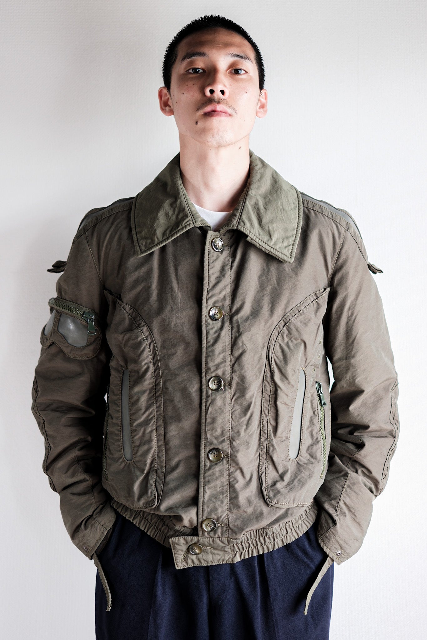 【~00's】Old DOLCE & GABBANA Flight Type Jacket Size.L