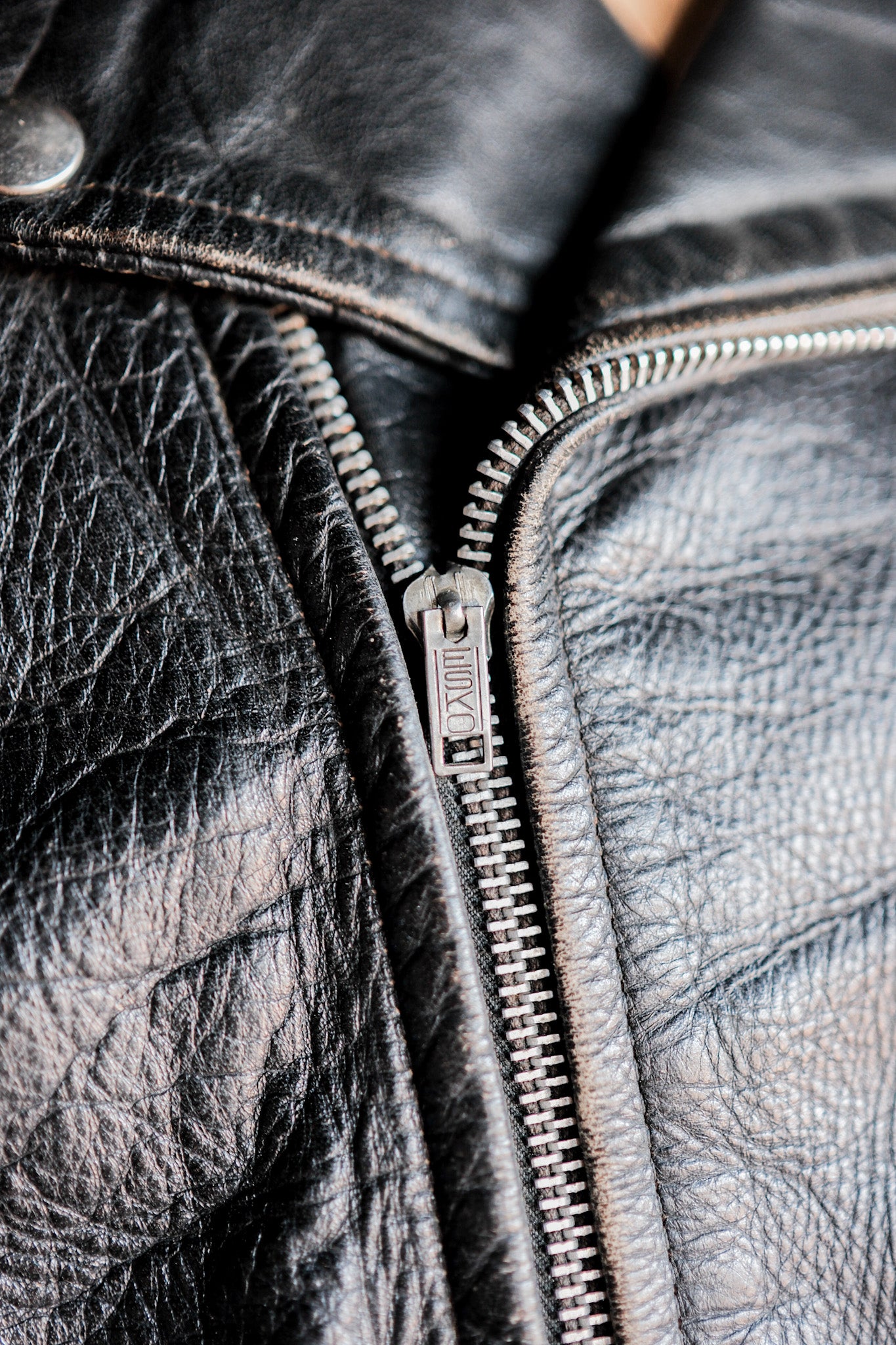 【~50's】American Vintage Two Star Horsehide Motorcycle Leather Jacket "WINDWARD"