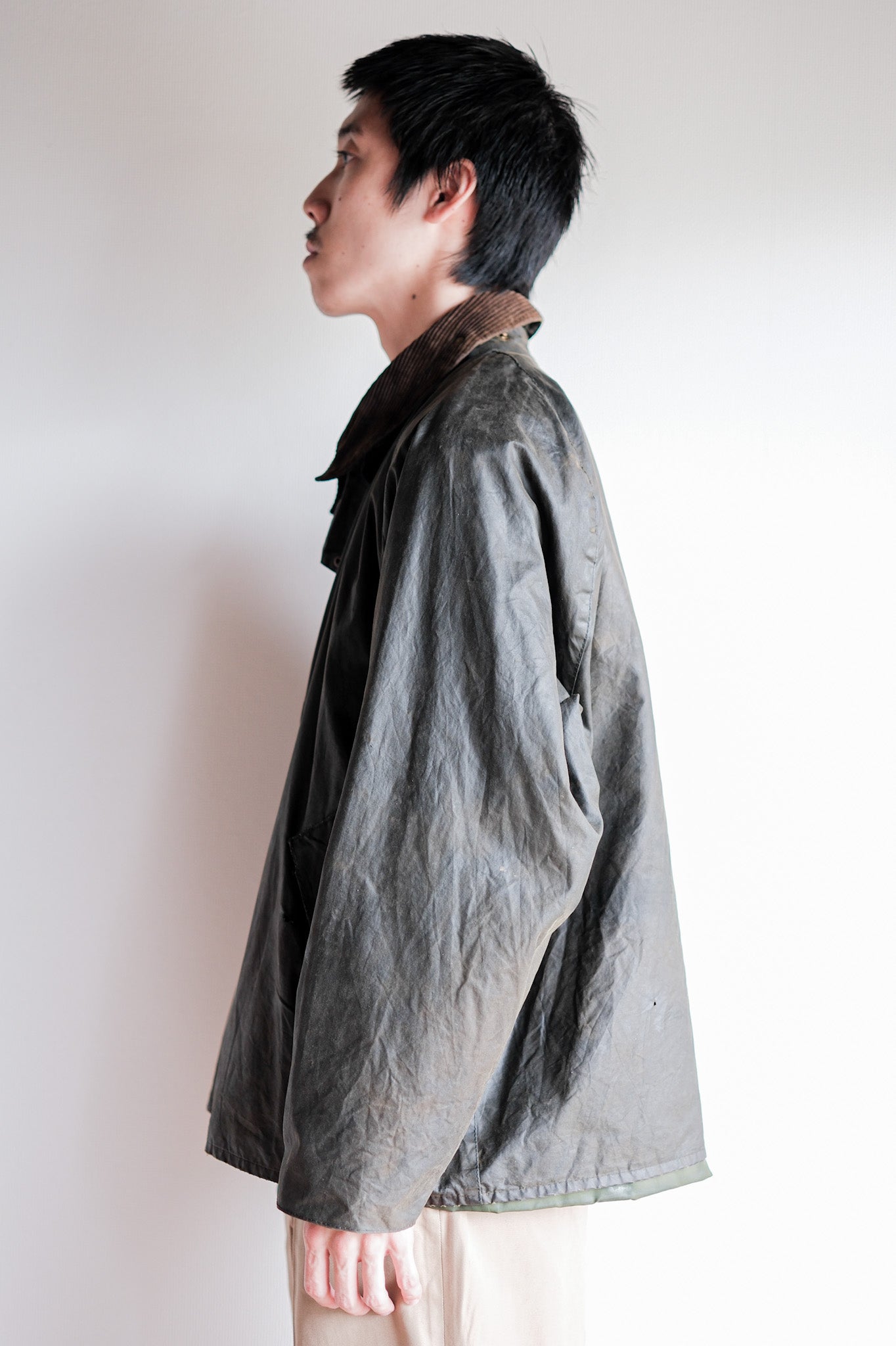 【~00's】Vintage Barbour "BEAULIEU JACKET" 3 Crest Size.42