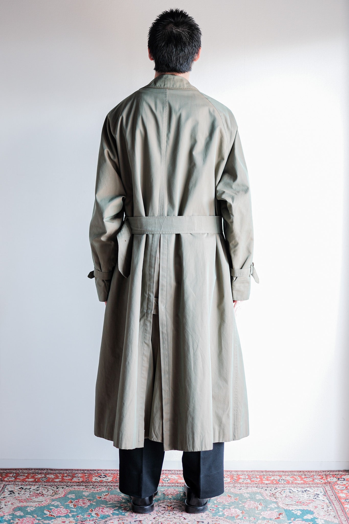 【~70's】Vintage Burberrys Single Raglan Rider Coat C100 With Liner Size.52RL "TAMAMUSHI"