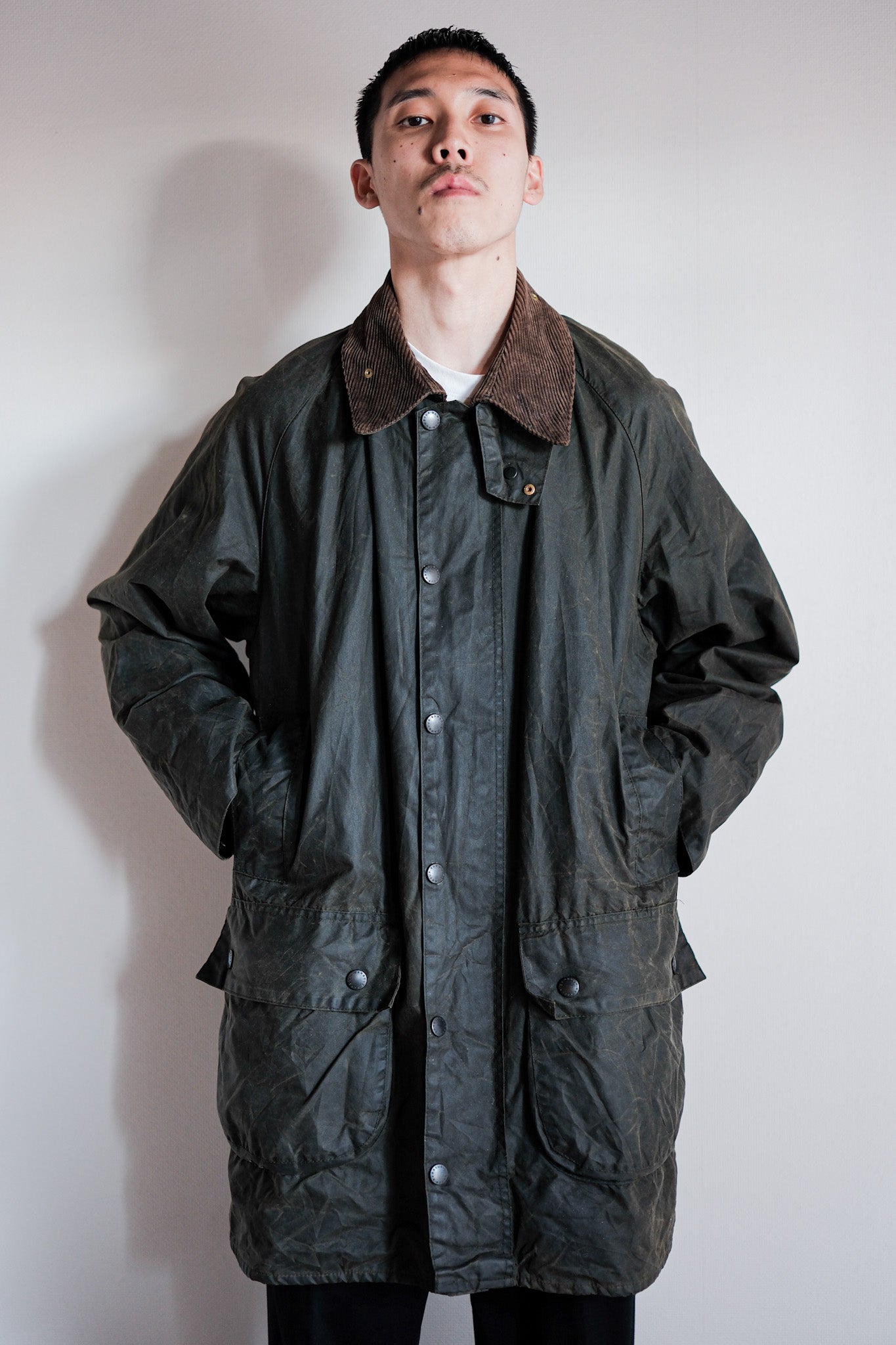 【~90’s】Vintage Barbour "GAMEFAIR" 3 Crest Size.42
