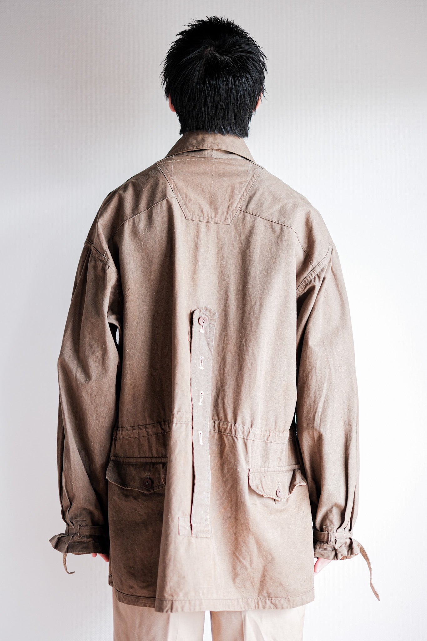 【~40's】German Army M42 Gebirgsjäger Reversible Windbluse "1st Type" "Original Modified"