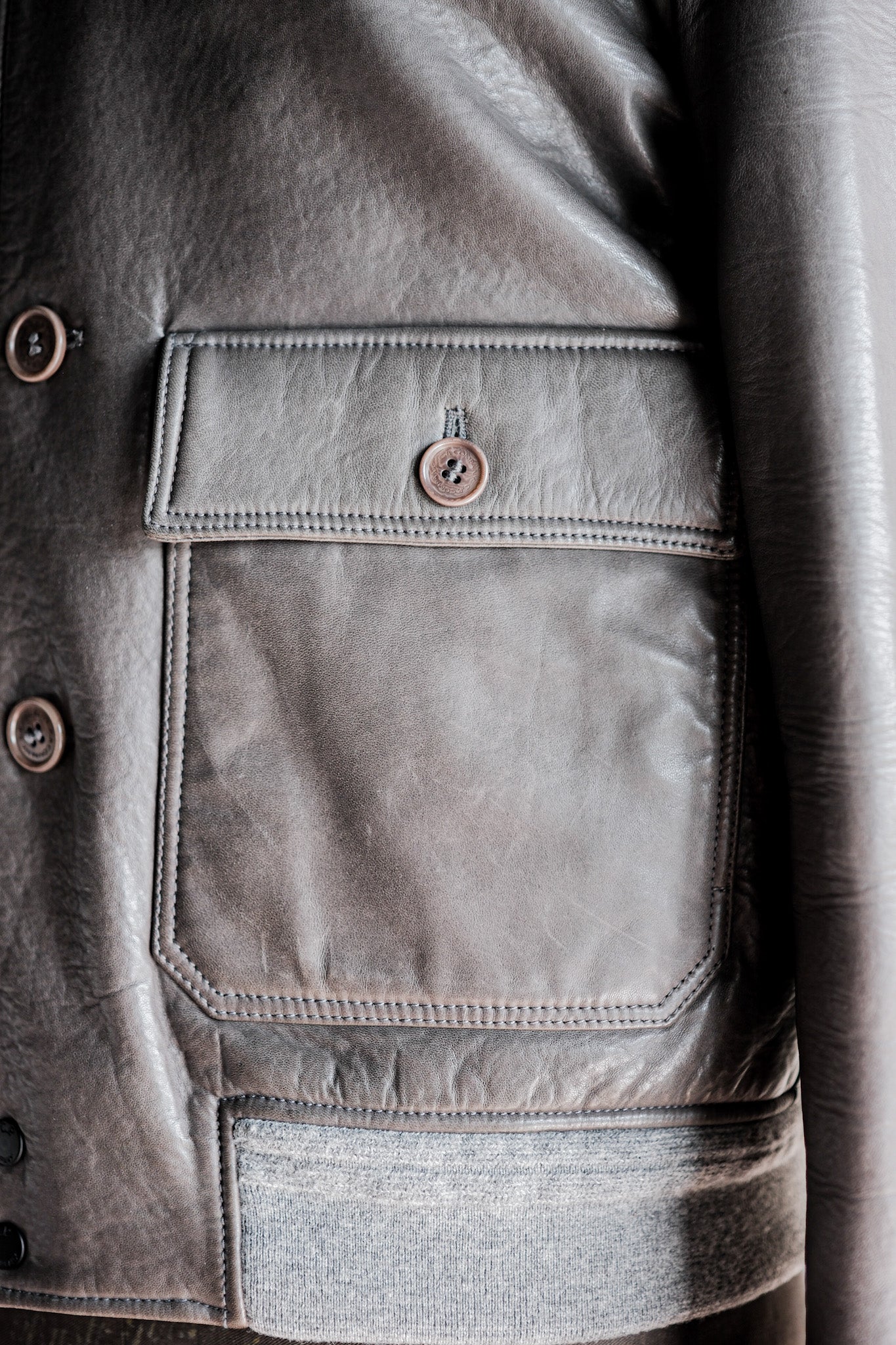 【08AW】Old C.P.Company Leather Jacket Size.50