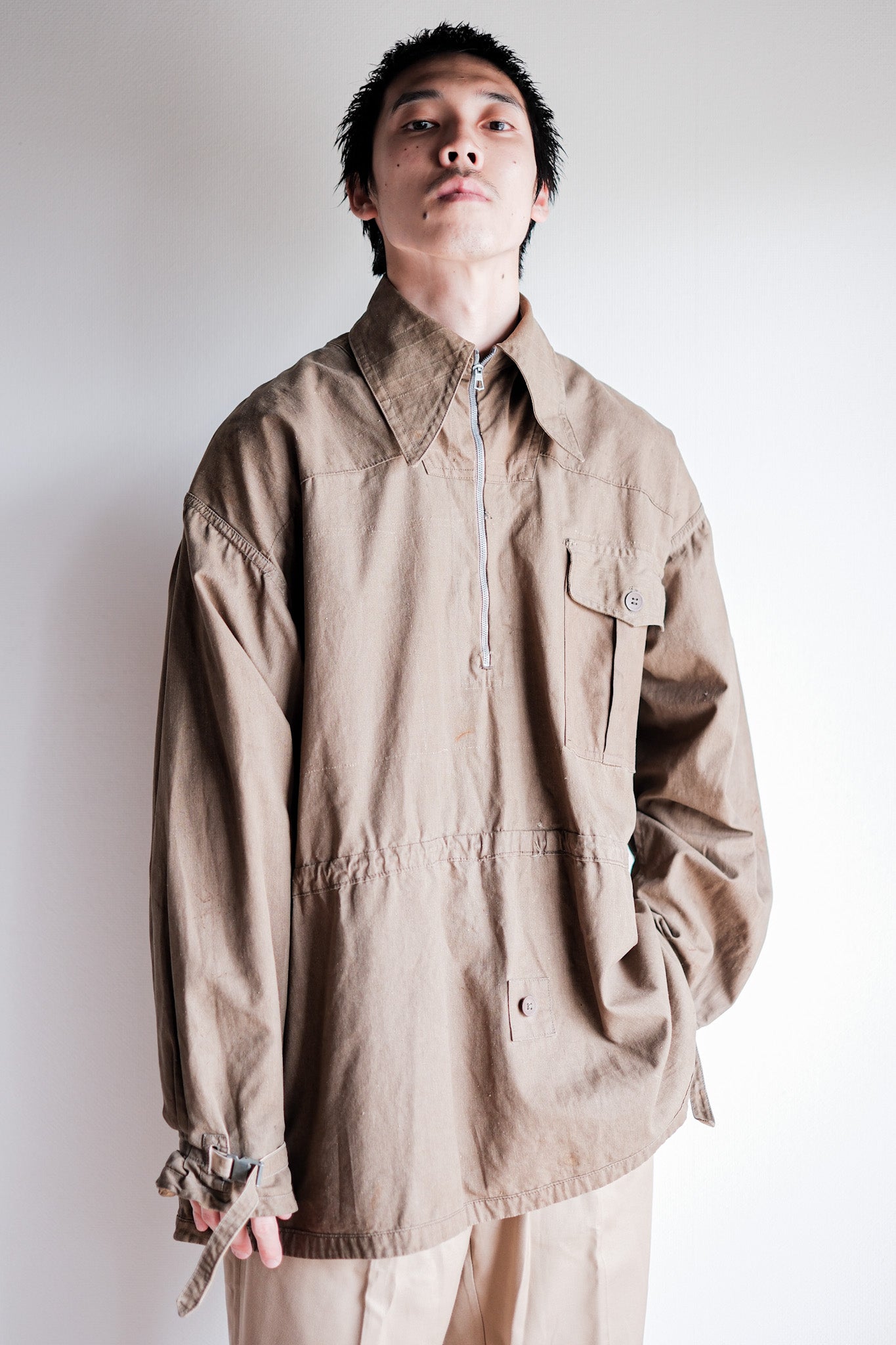 【~40's】German Army M42 Gebirgsjäger Reversible Windbluse "1st Type" "Original Modified"