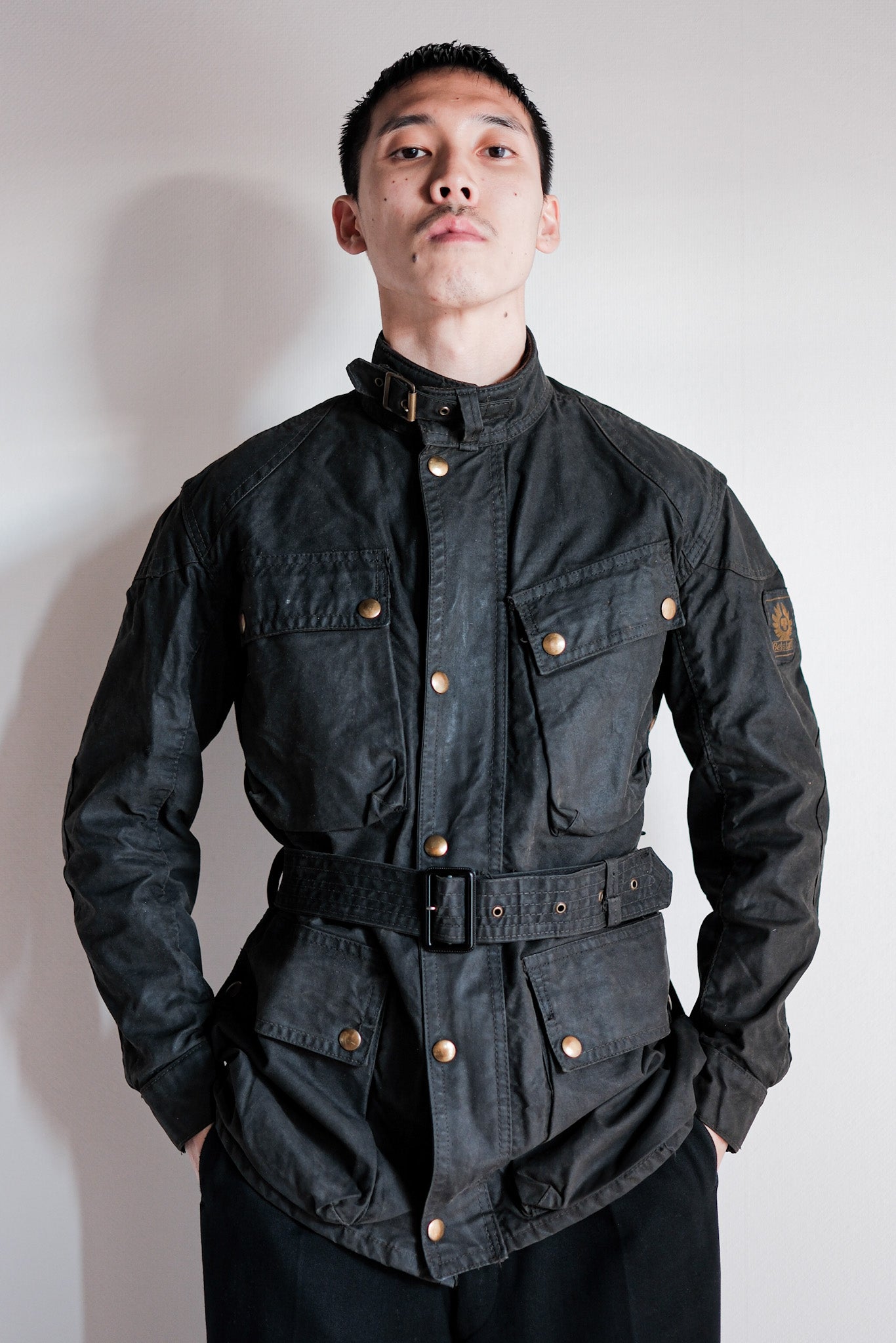 【~60's】Vintage Belstaff Waxed Jacket Size.34 "TRIALMASTER"