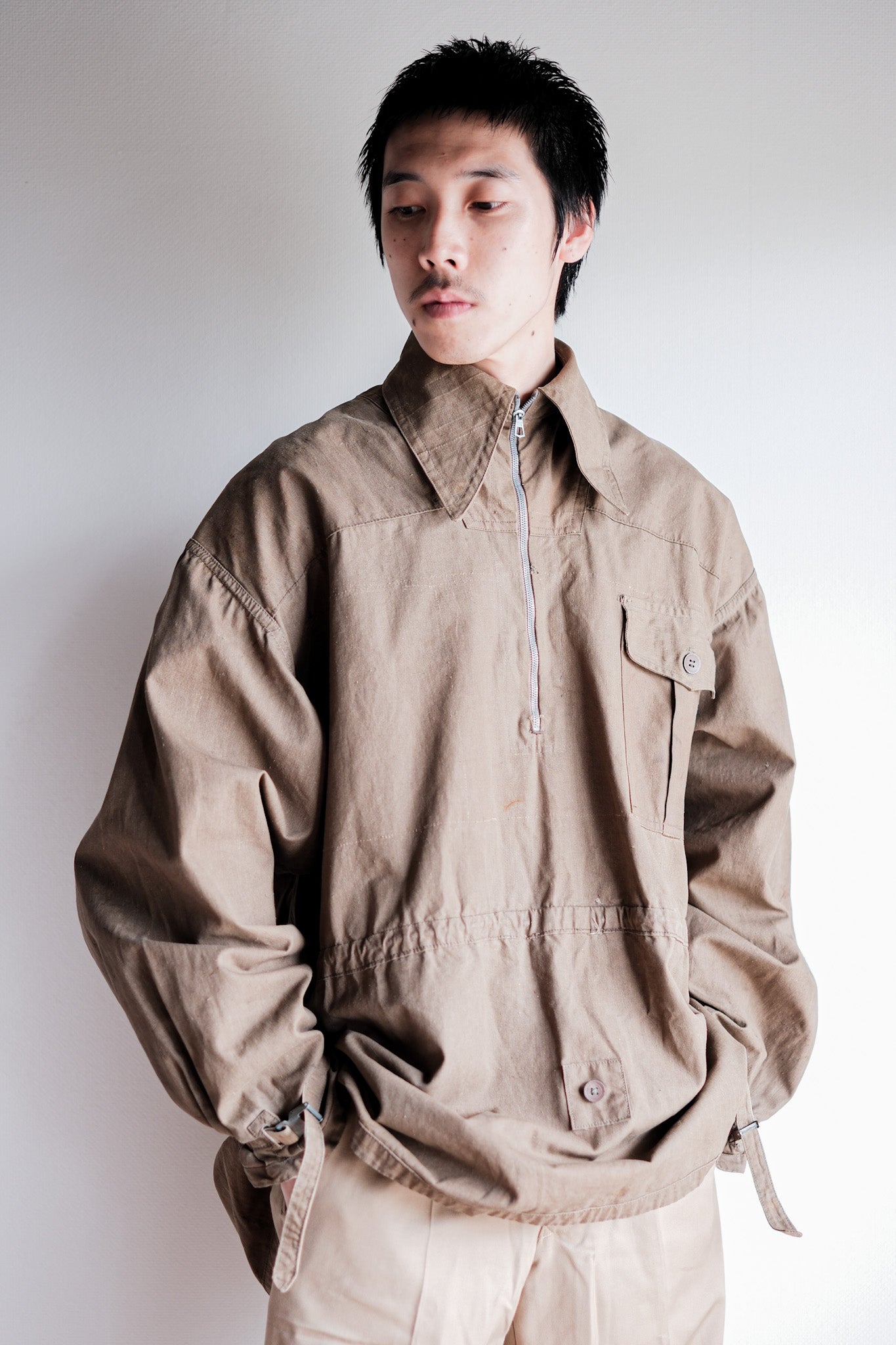 【~40's】German Army M42 Gebirgsjäger Reversible Windbluse "1st Type" "Original Modified"