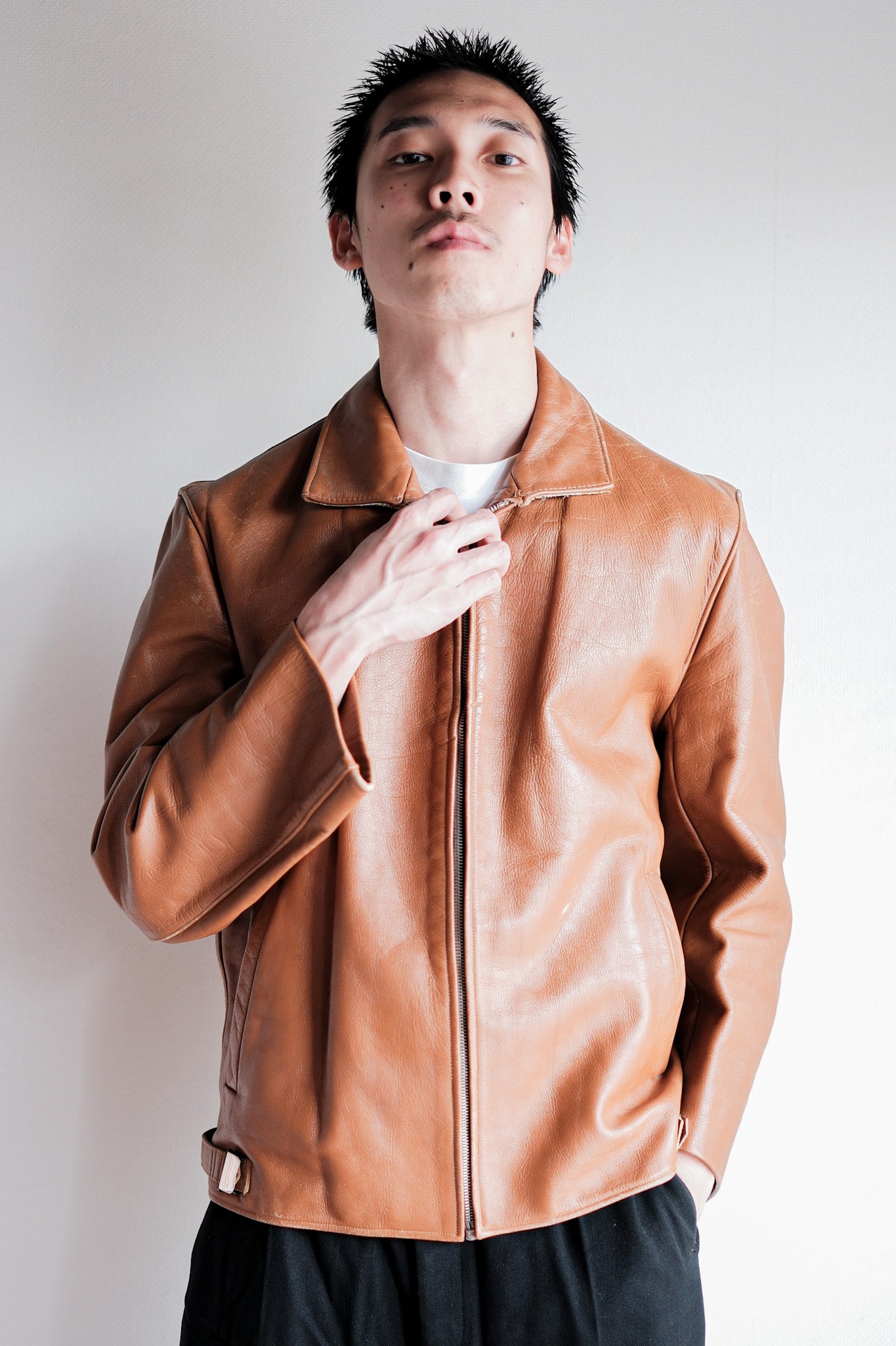 【~50’s】German Vintage Leather Jacket
