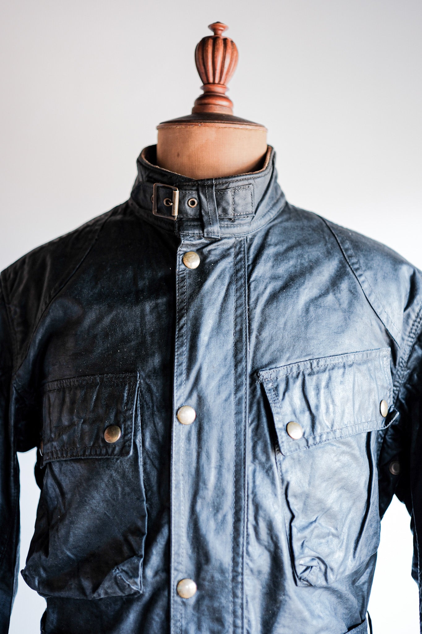 【~60's】Vintage Belstaff Waxed Jacket Size.38 "TRIALMASTER"