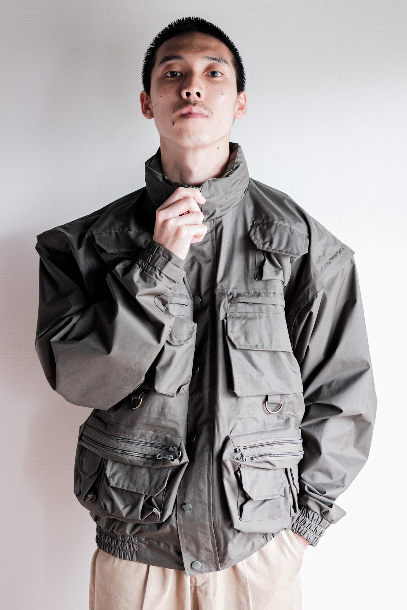 【~90's】British Vintage Fishing Jacket Size.M "KLOBBA"