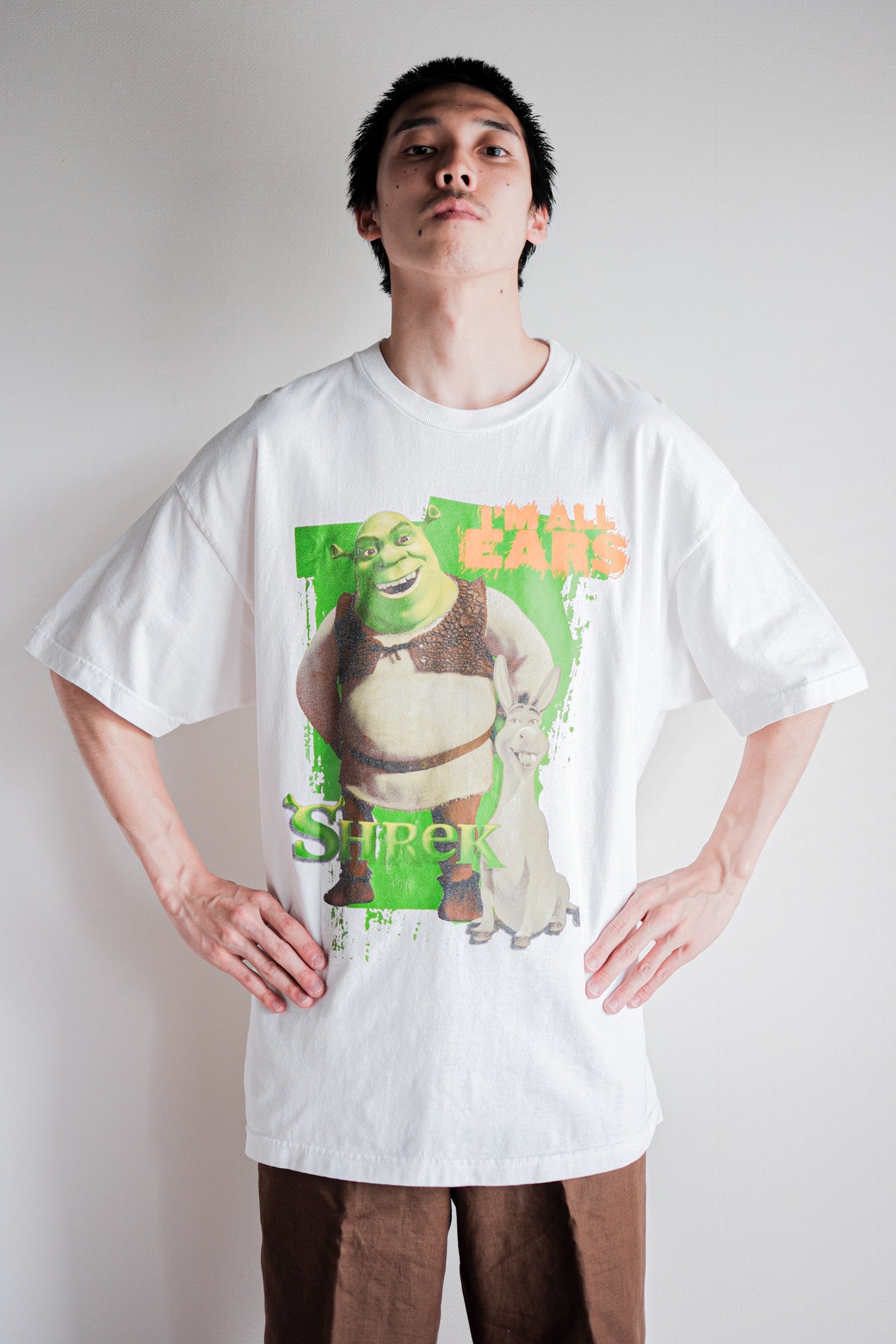 【~00's】Vintage Movie Print T-shirt Size.XL "Shrek 2"