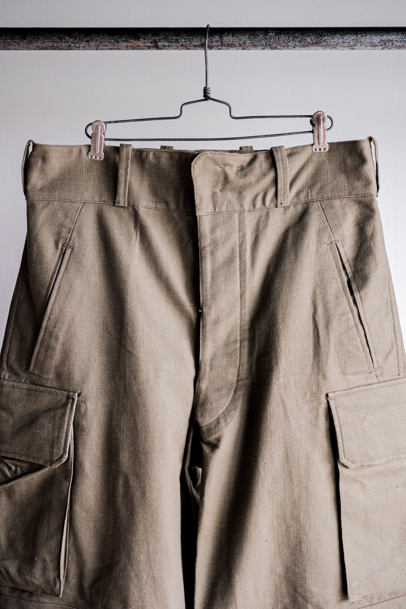 【~40's】French Army M47 Field Trousers Size.84M "1st Type" "Dead Stock"