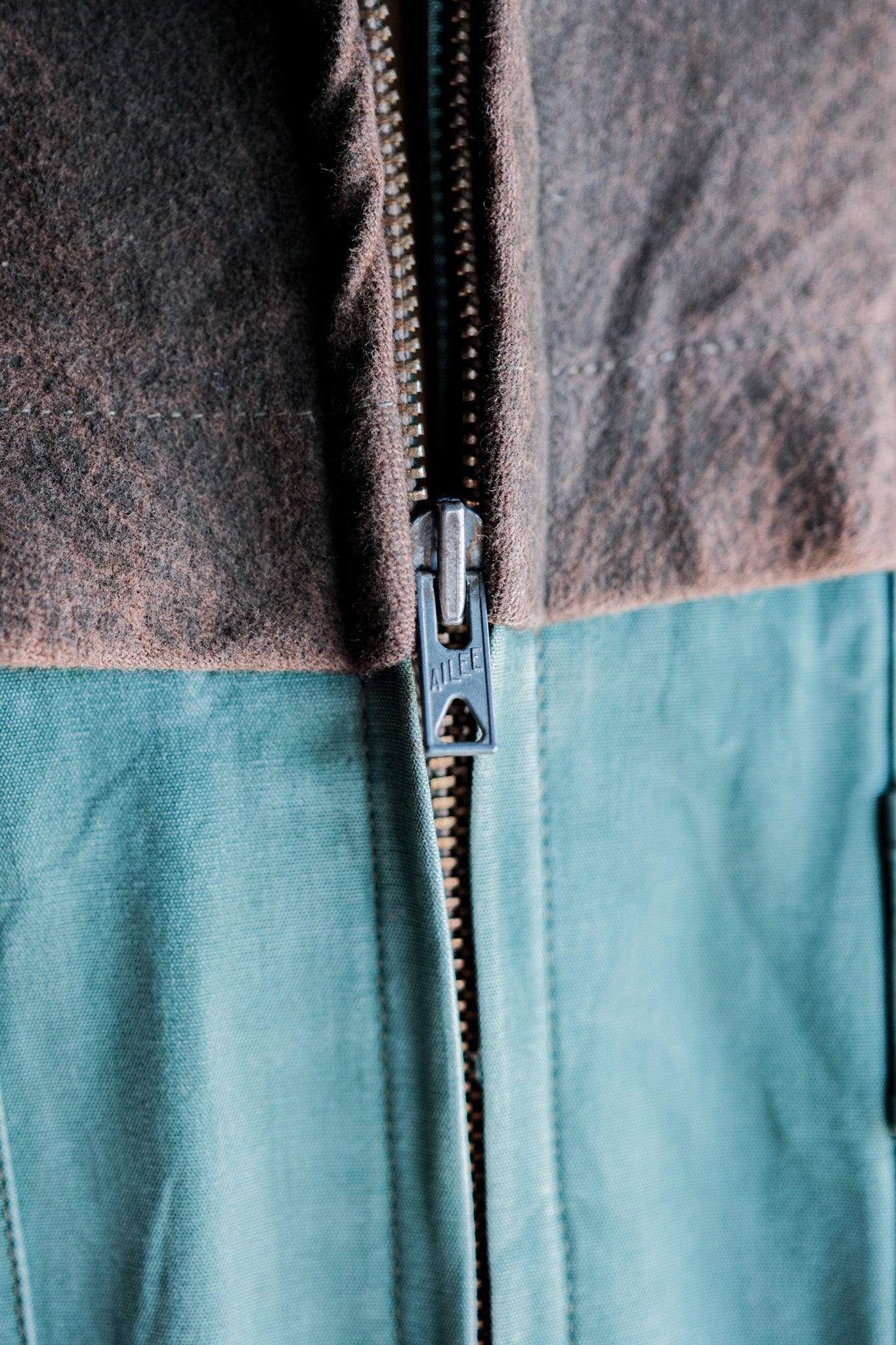 【~60's】French Vintage Hunting & Fishing Cotton Jacket Size.52 "L'ESQUIMAU"