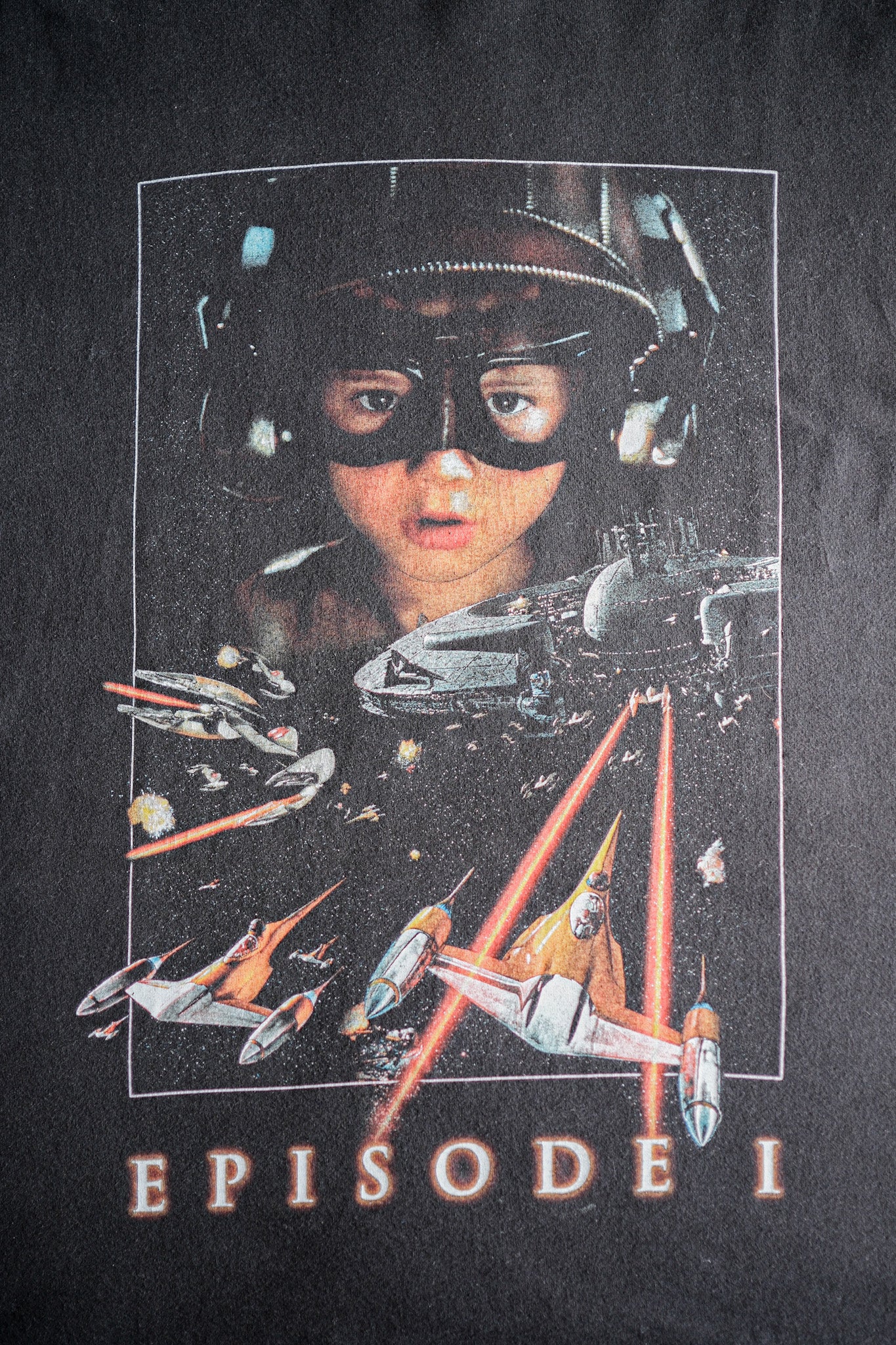 【~90's】Vintage Movie Print T-shirt Size.XL "Star Wars Episode I"
