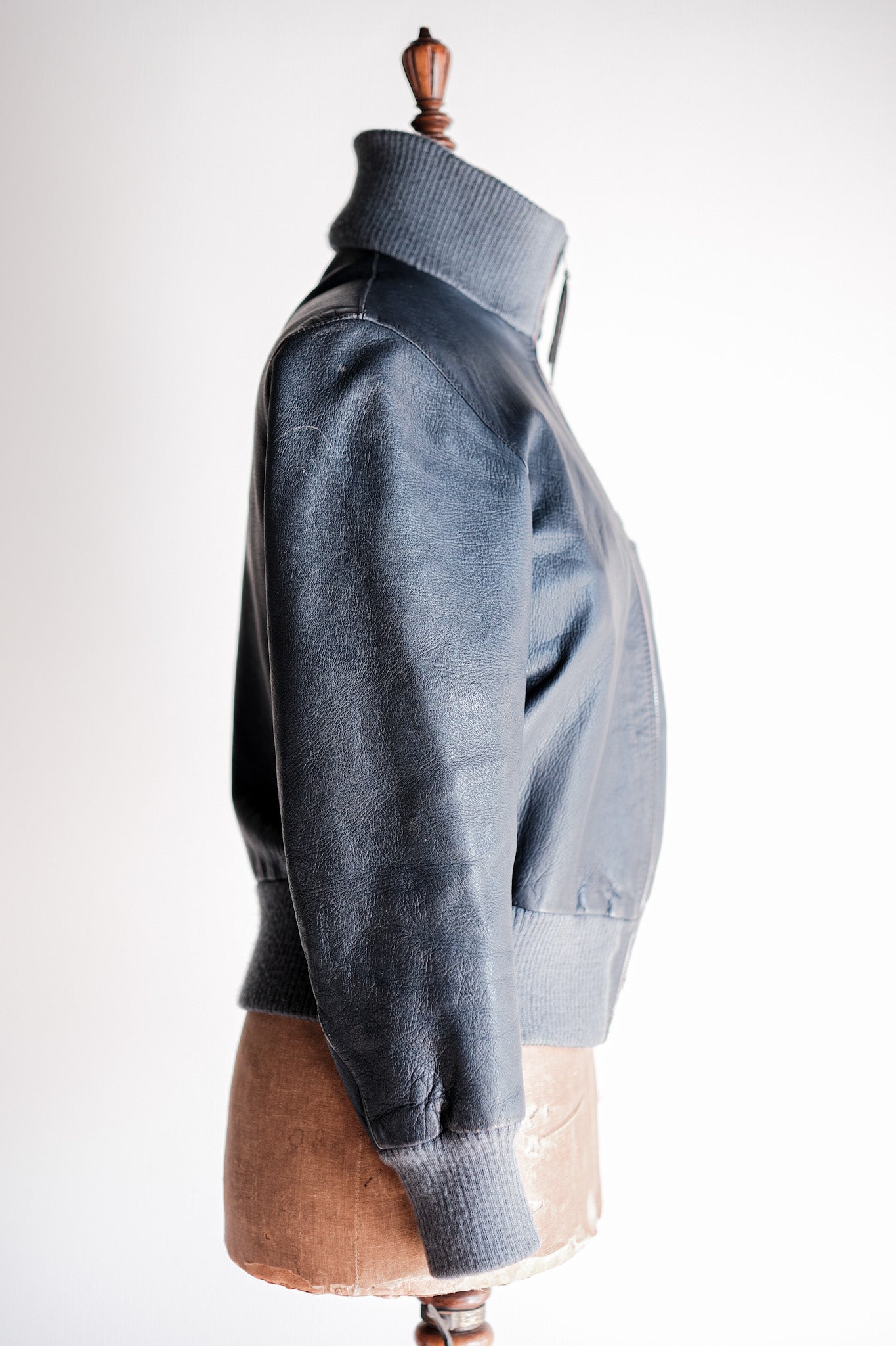 【~60’s】West German Air Force Type Pilot Leather Jacket “Early Type”