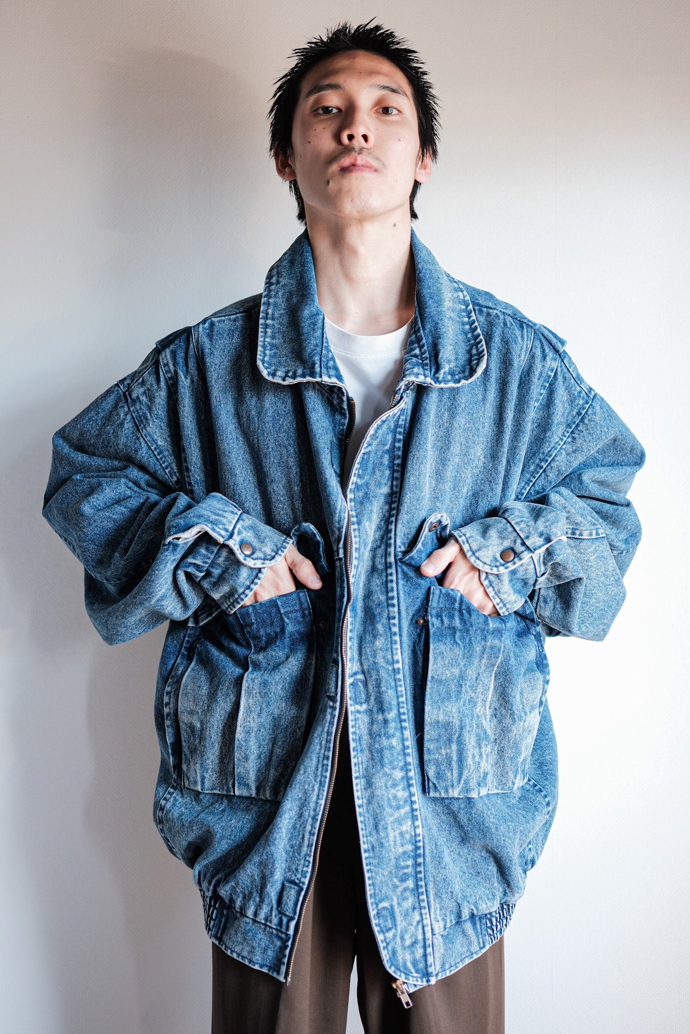 【~80's】Italian Vintage Denim Jacket
