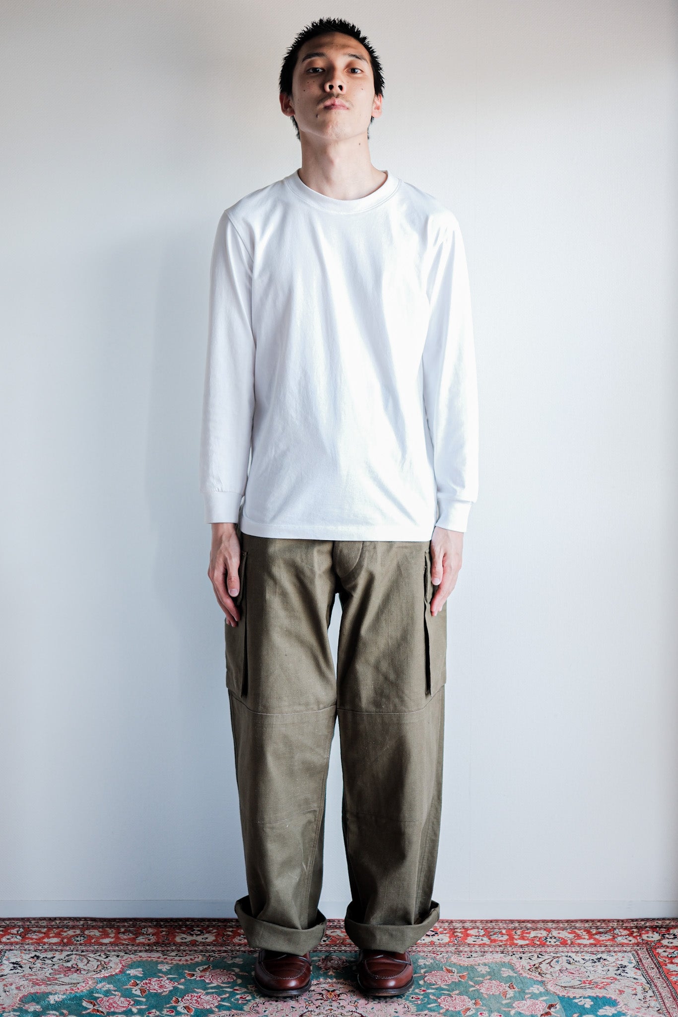 【~40's】French Army M47 Field Trousers Size.84M "1st Type" "Dead Stock"