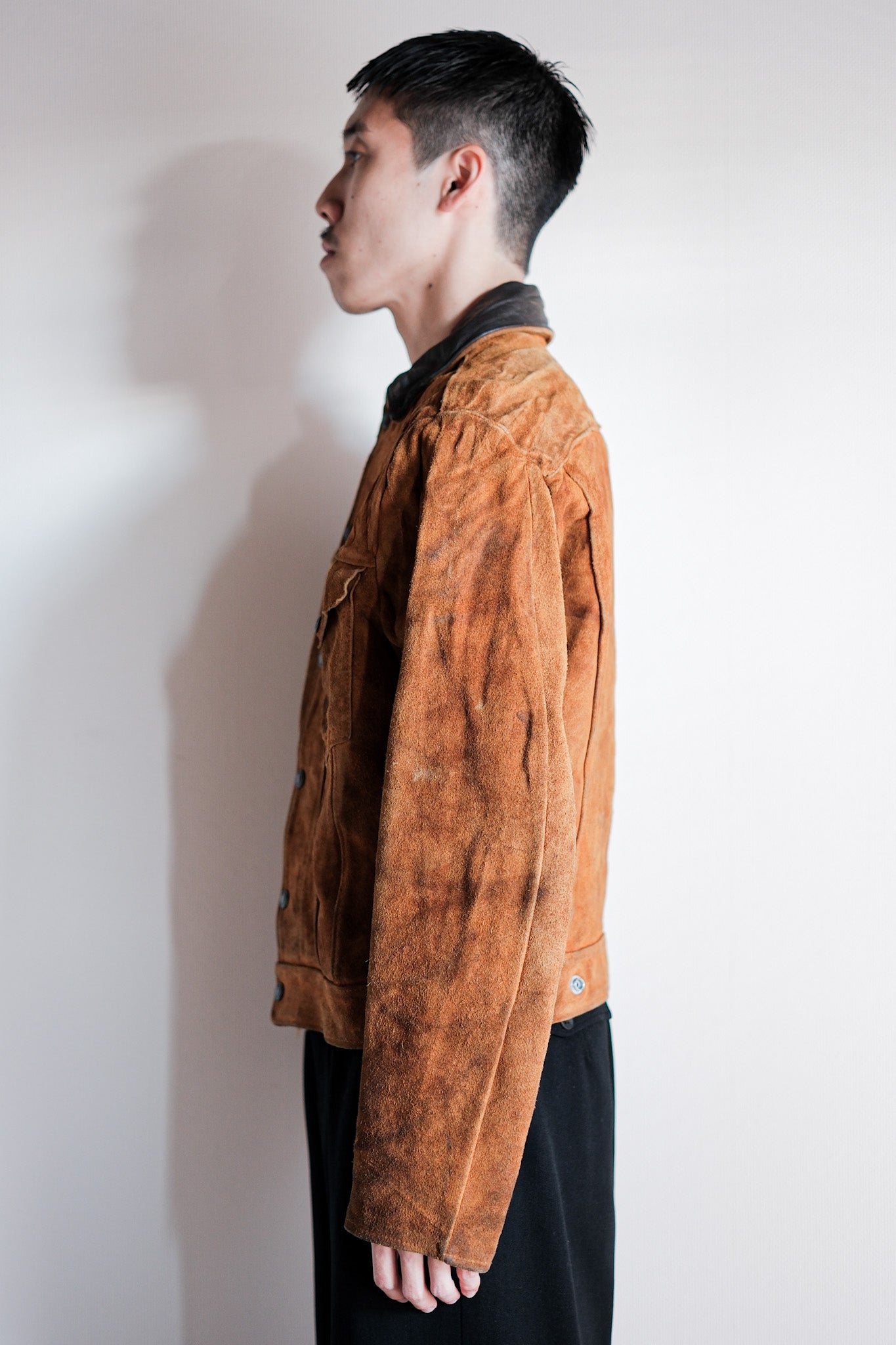 【~50’s】Vintage Levi’s Suede Leather Jacket "Short Horn"