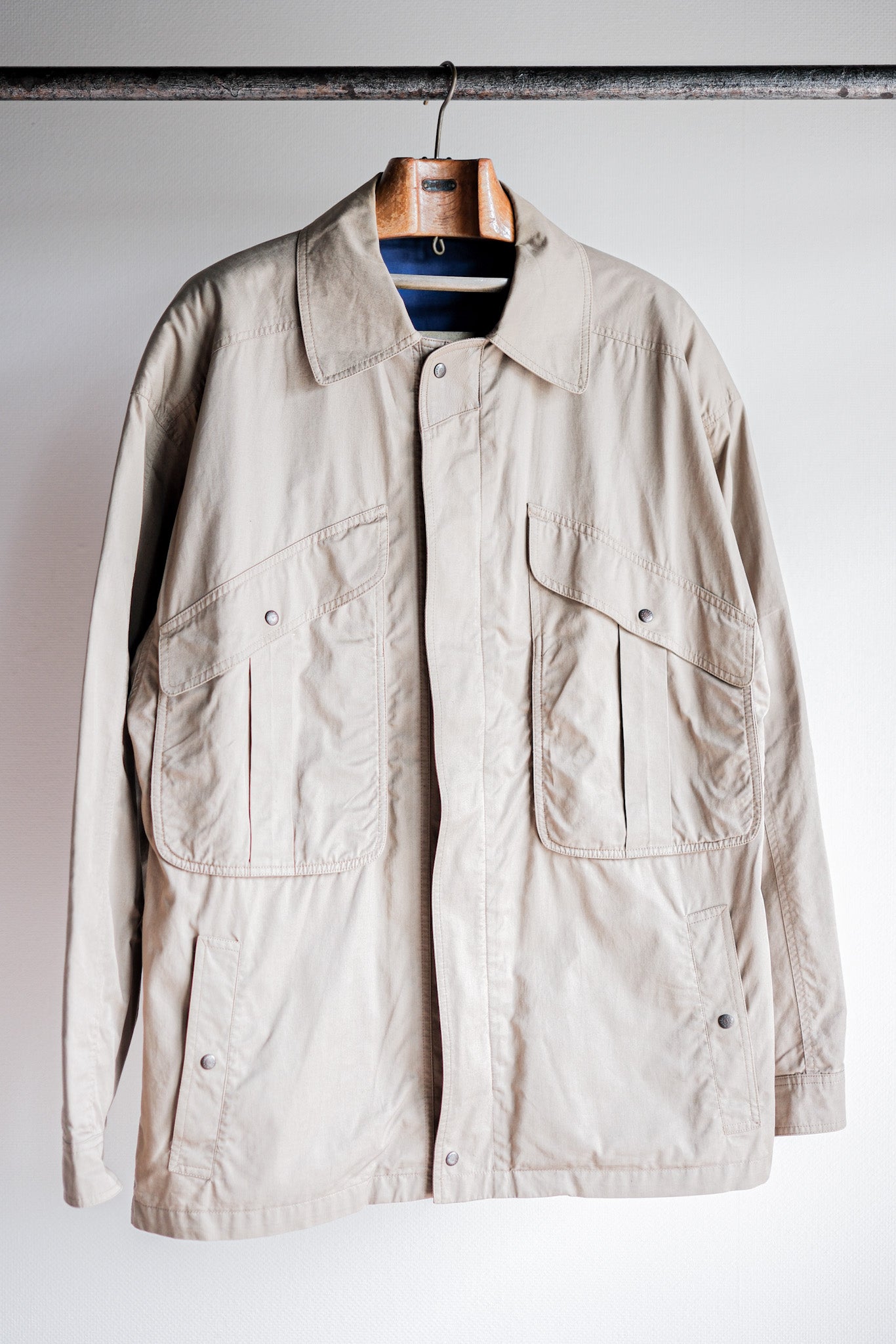 【~70’s】Old GUCCI Multi Pocket Cotton Jacket Size.52