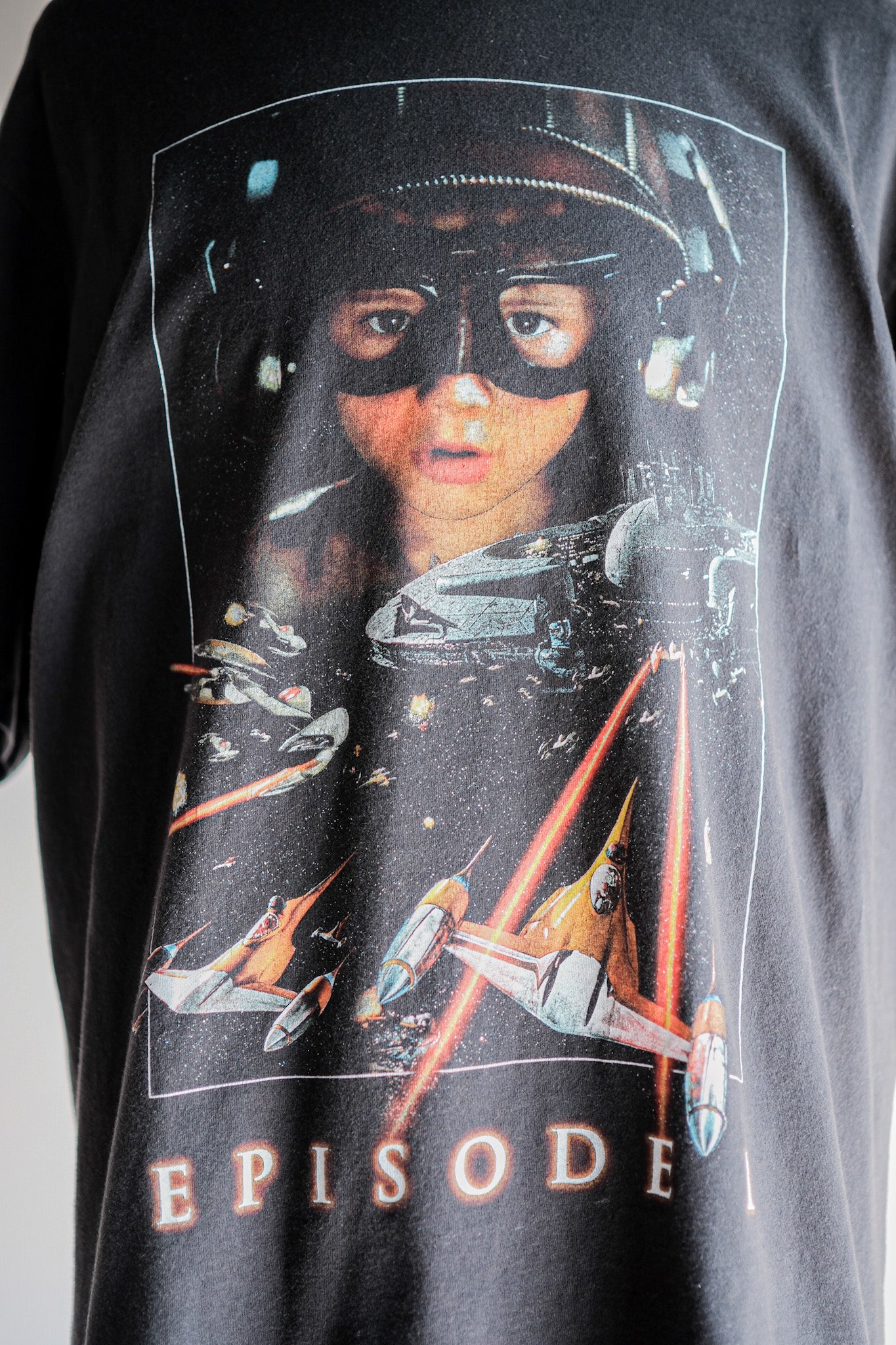 【~90's】Vintage Movie Print T-shirt Size.XL "Star Wars Episode I"