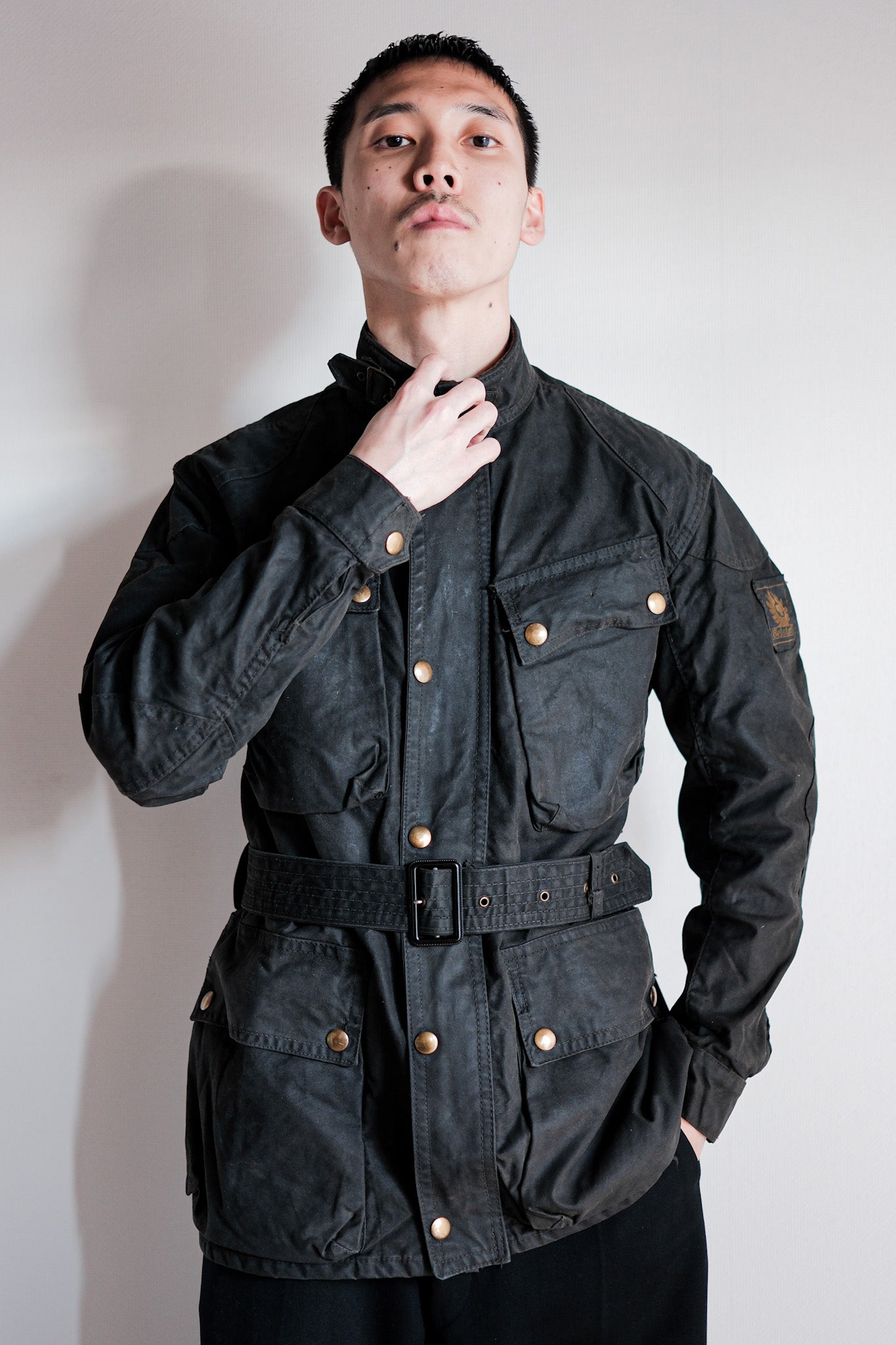 【~60's】Vintage Belstaff Waxed Jacket Size.34 "TRIALMASTER"