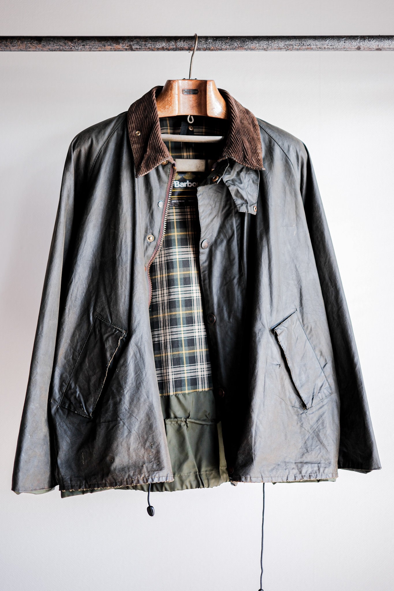 【~00's】Vintage Barbour "BEAULIEU JACKET" 3 Crest Size.42