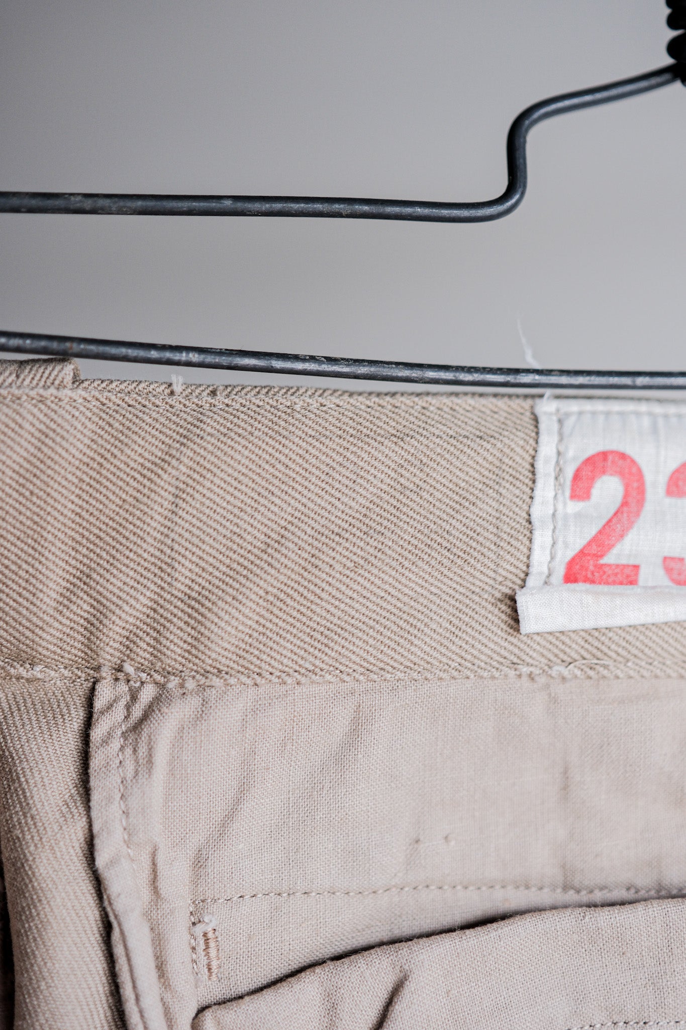 【~60's】French Army M52 Chino Trousers Size.23