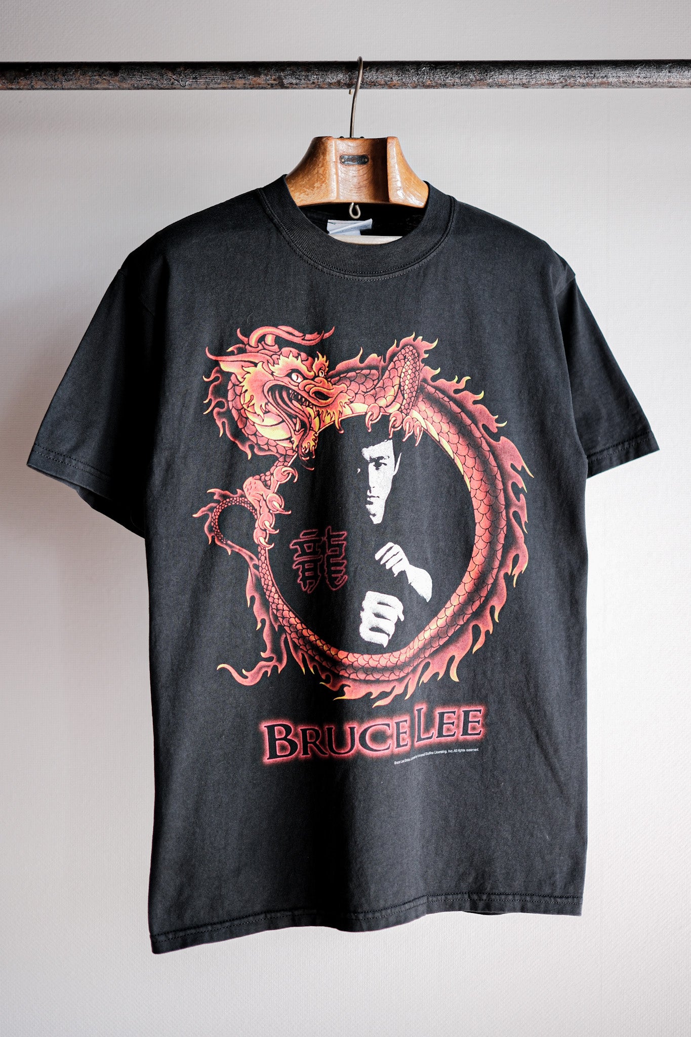 【~00's】Vintage Print T-shirt Size.M "Bruce Lee"