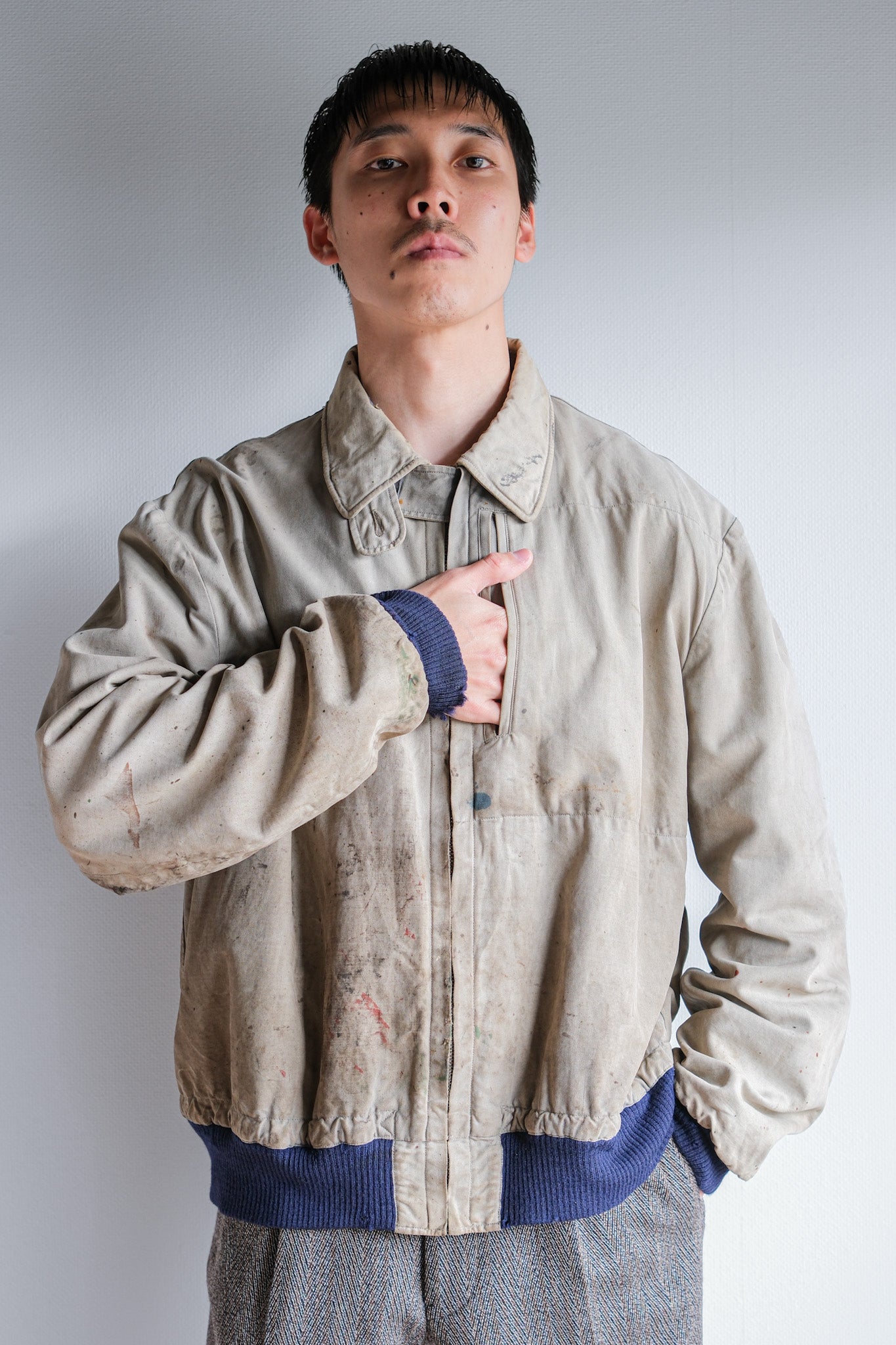 【~50's】Czechoslovakian Air Force Flight Jacket Size.2B