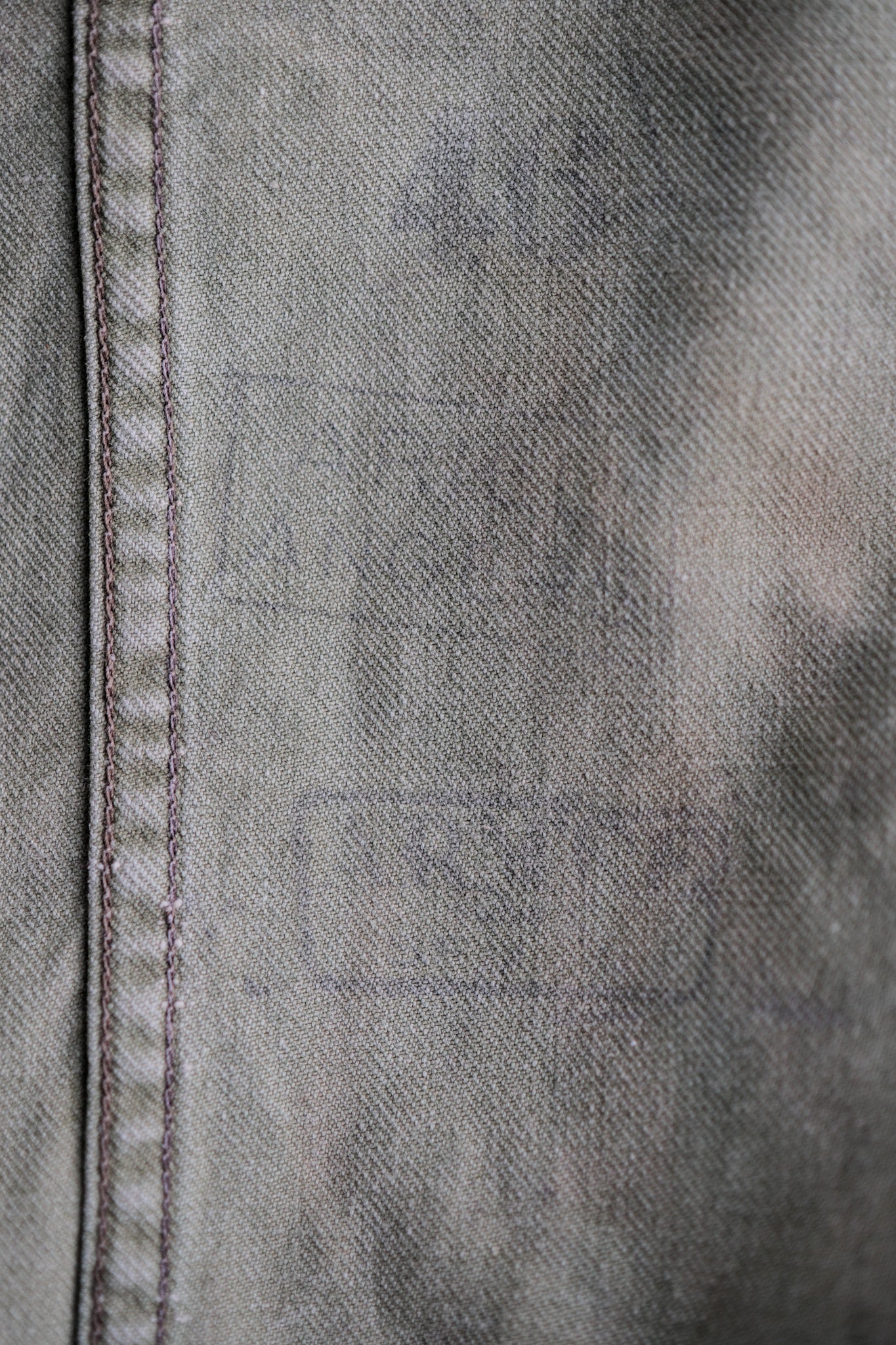 【~50's】French Army TAP47/53 Lizard Camouflage Paratrooper Jacket Size.46