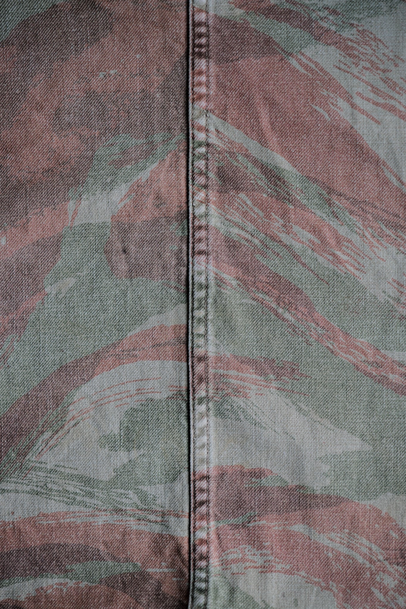 【~50's】French Army TAP47/53 Lizard Camouflage Paratrooper Jacket Size.46