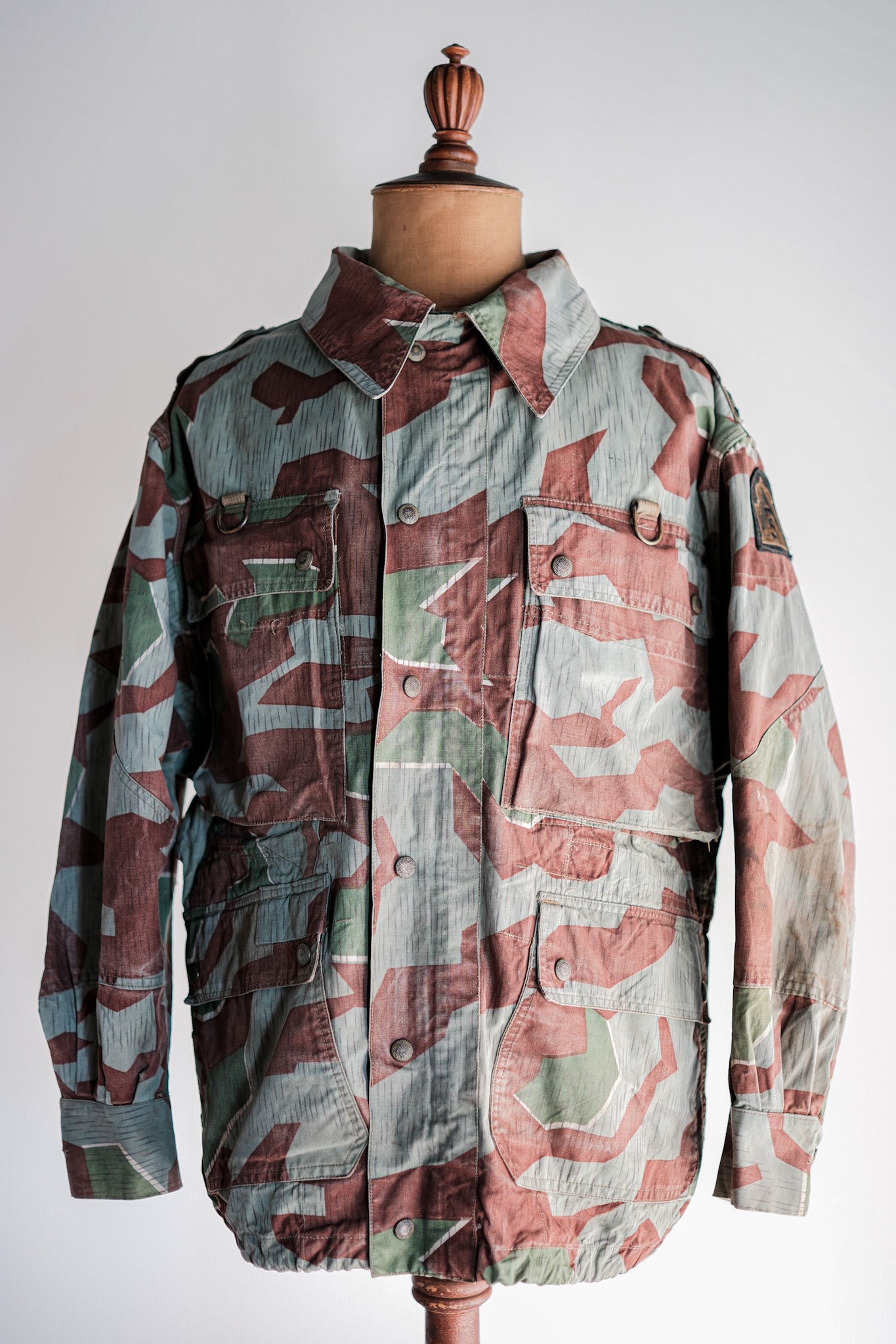 50's】German Army Splinter Camouflage Paratrooper Jacket