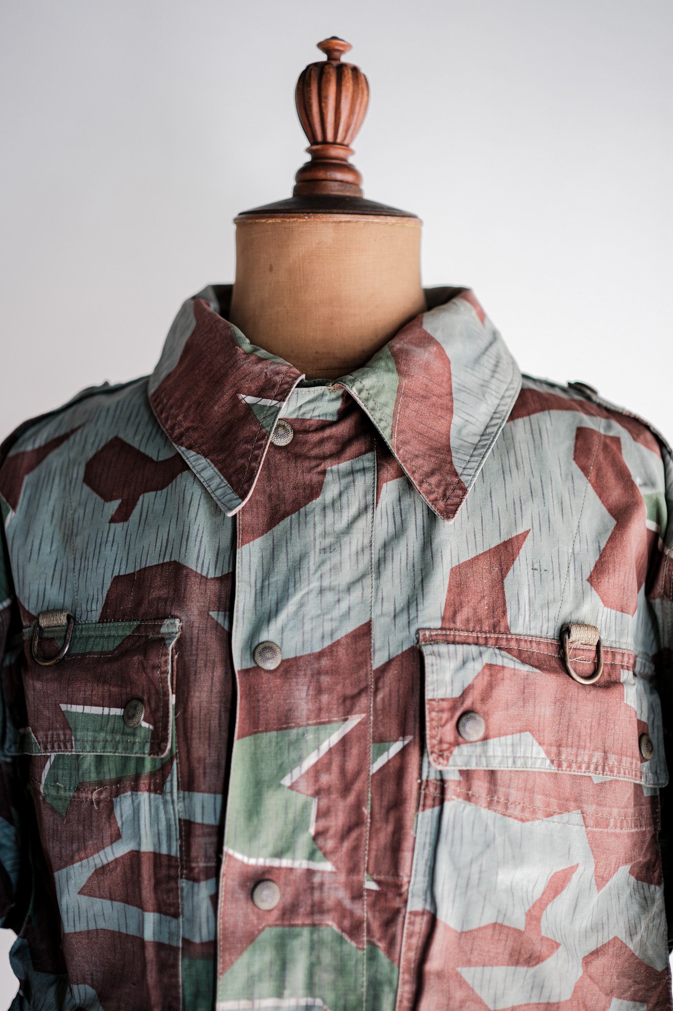 【~50's】German Army Splinter Camouflage Paratrooper Jacket