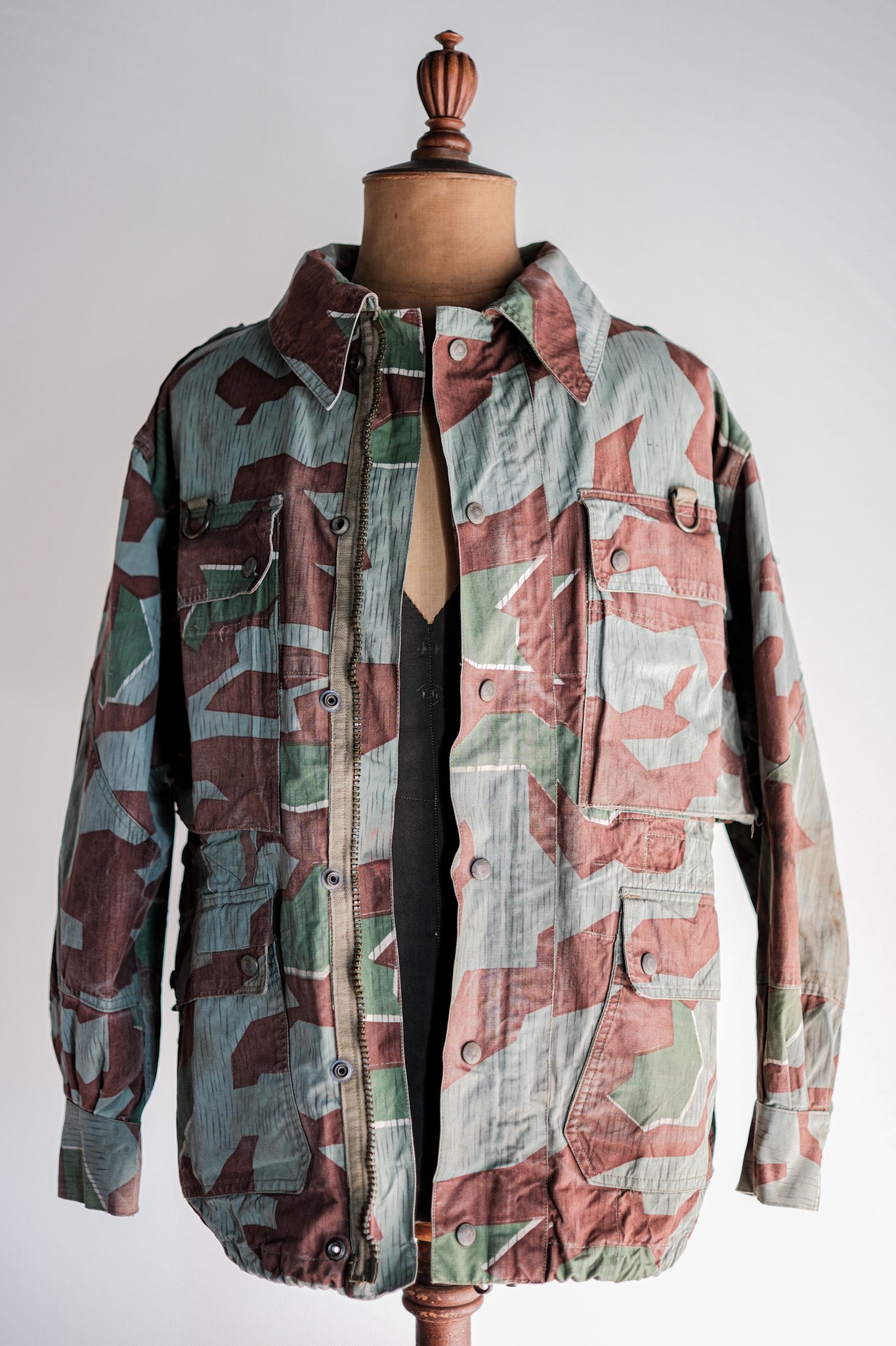 【~50's】German Army Splinter Camouflage Paratrooper Jacket