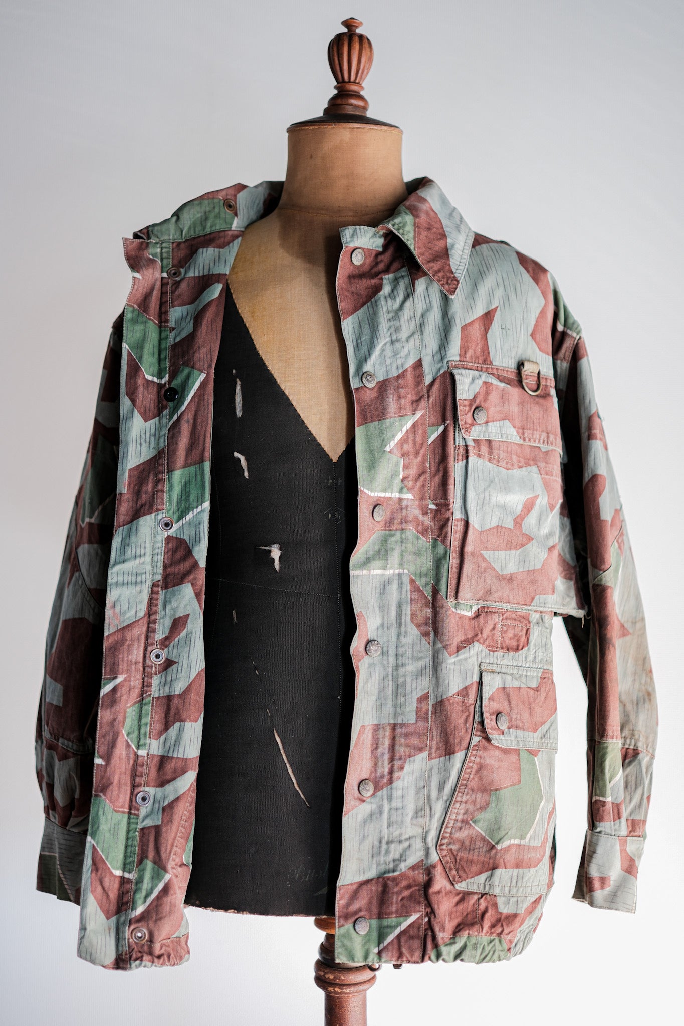 【~50's】German Army Splinter Camouflage Paratrooper Jacket