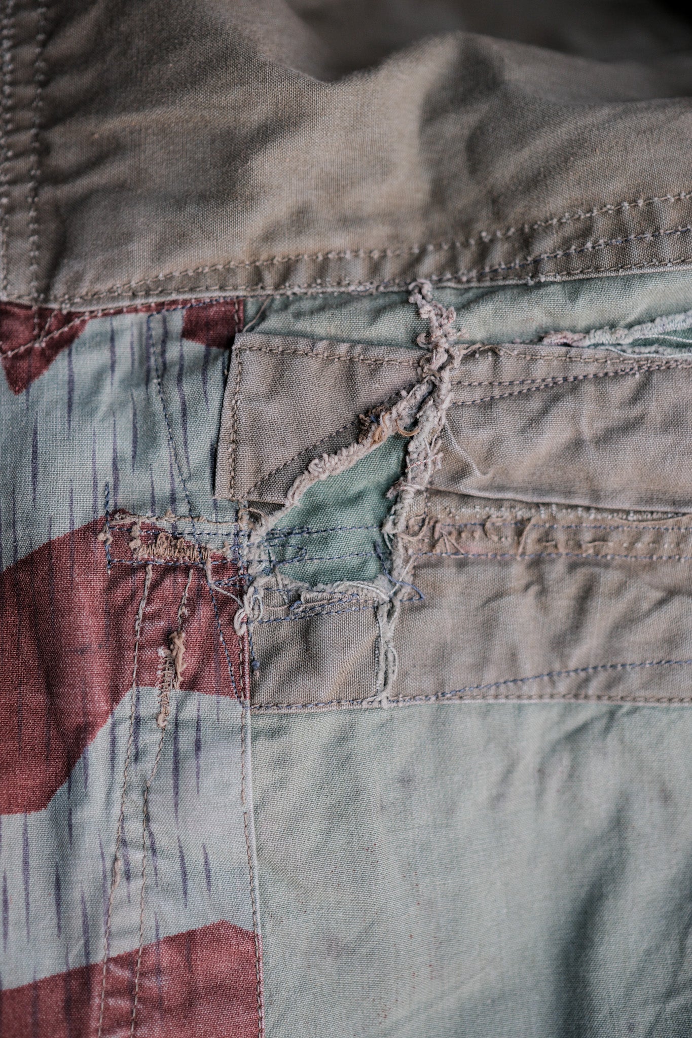 【~50's】German Army Splinter Camouflage Paratrooper Jacket