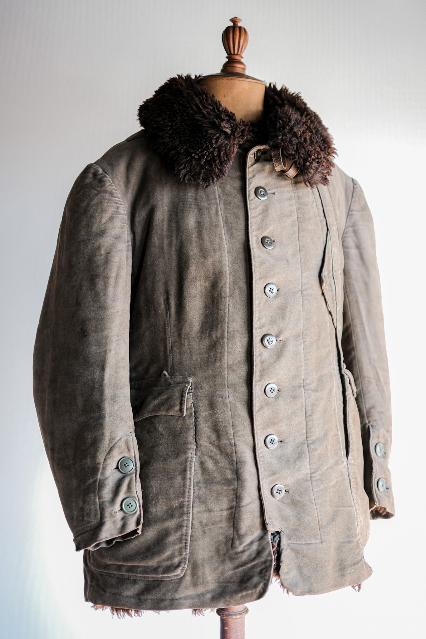 【~40's】WWⅡ German Air Force Winter Flight Jacket "Luftwaffe"