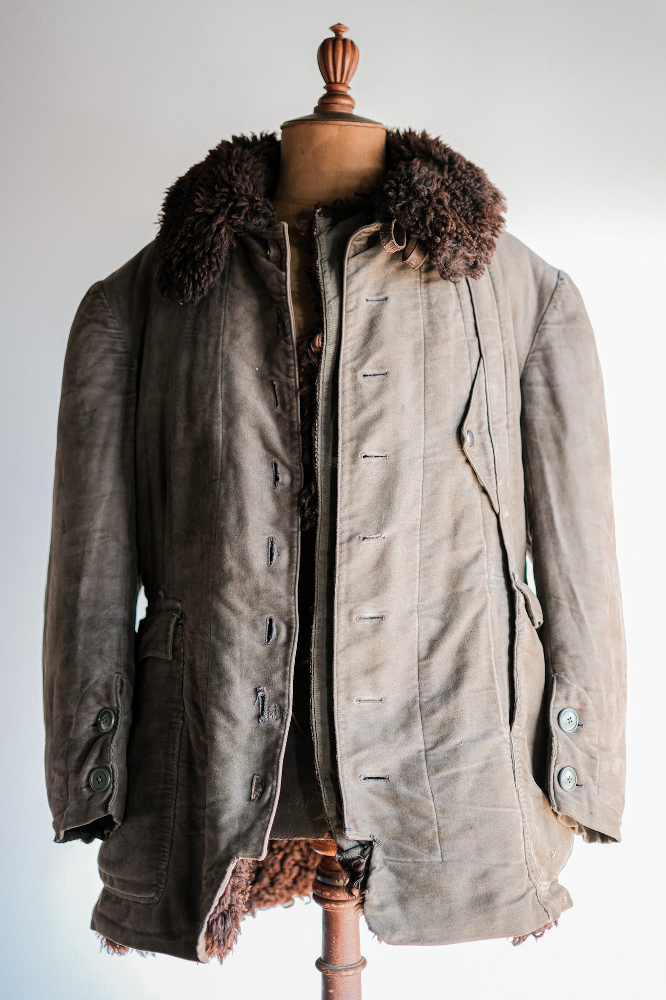 【~40's】WWⅡ German Air Force Winter Flight Jacket "Luftwaffe"