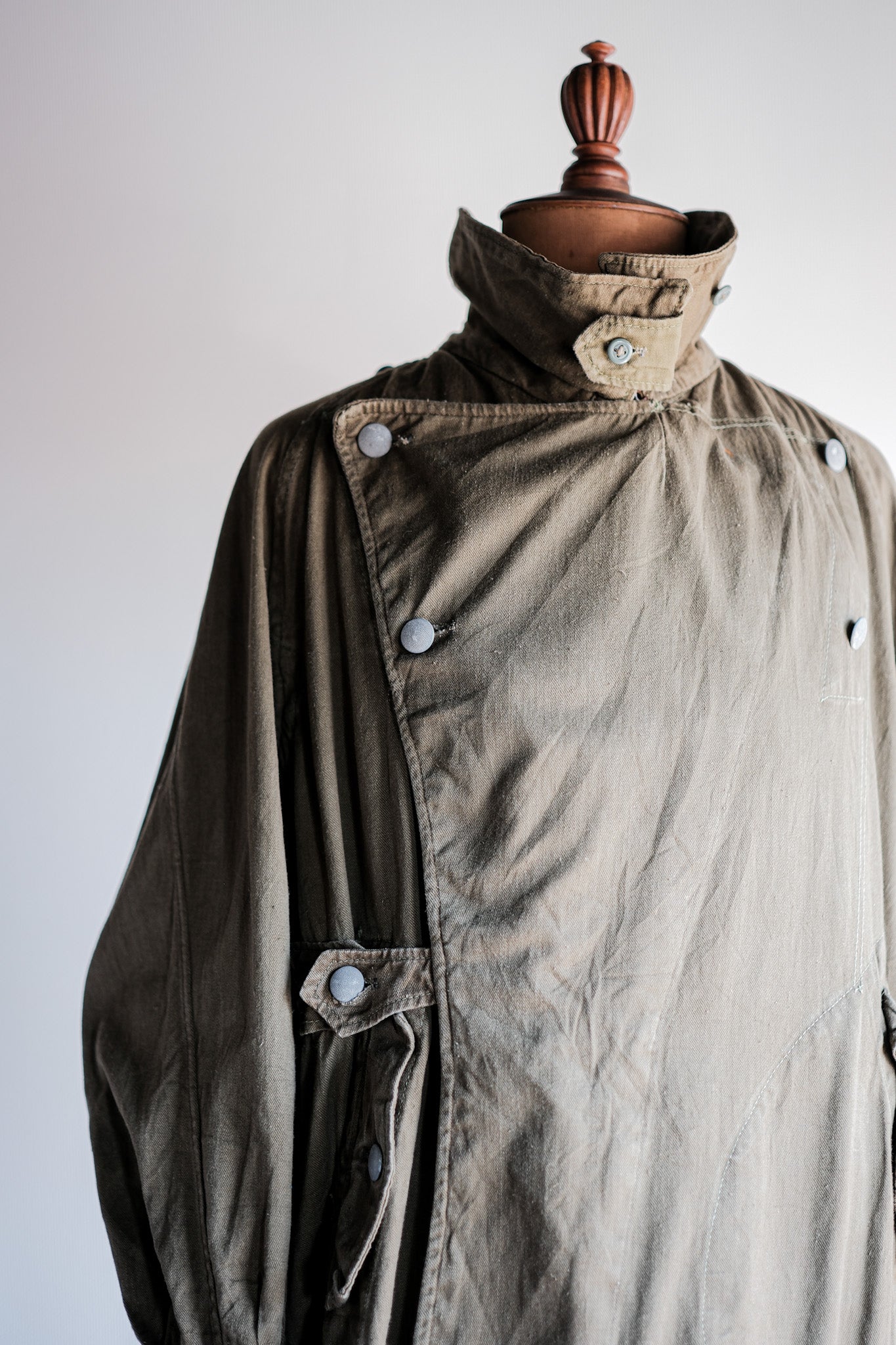 【~40's】WWⅡ German Afrika Korps Tropical Motorcycle Coat "DAK"