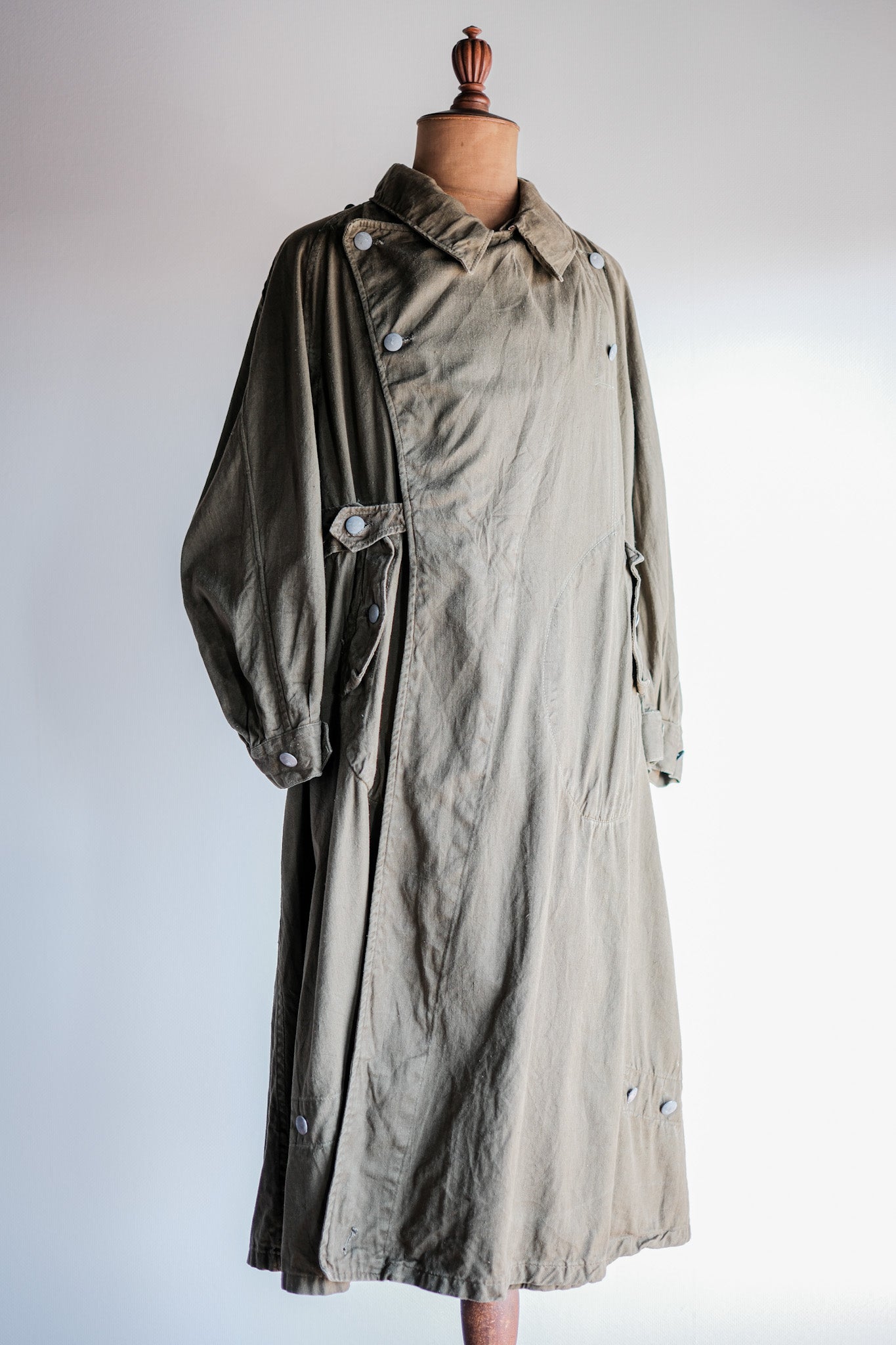 【~40's】WWⅡ German Afrika Korps Tropical Motorcycle Coat "DAK"