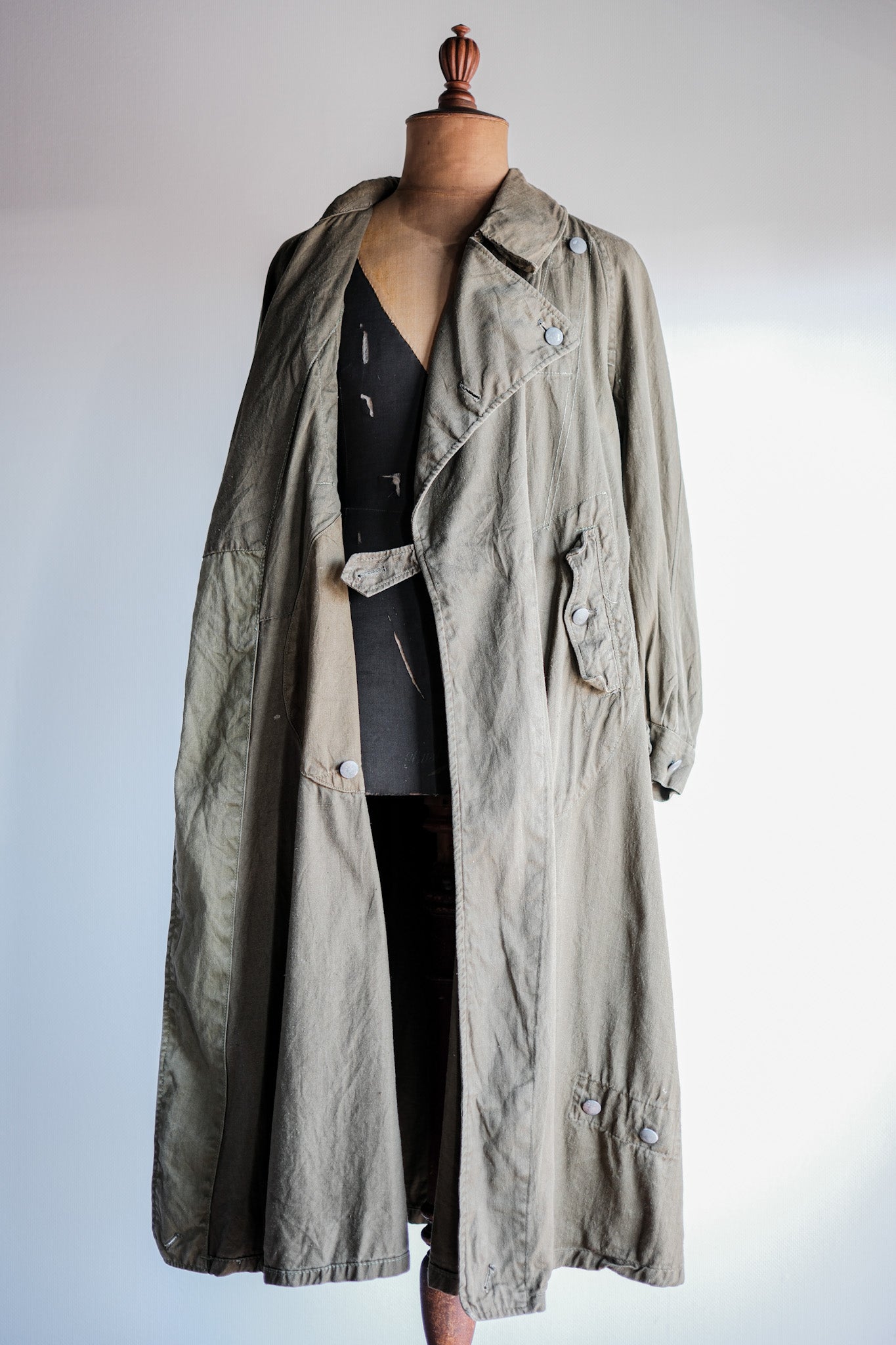 【~40's】WWⅡ German Afrika Korps Tropical Motorcycle Coat "DAK"