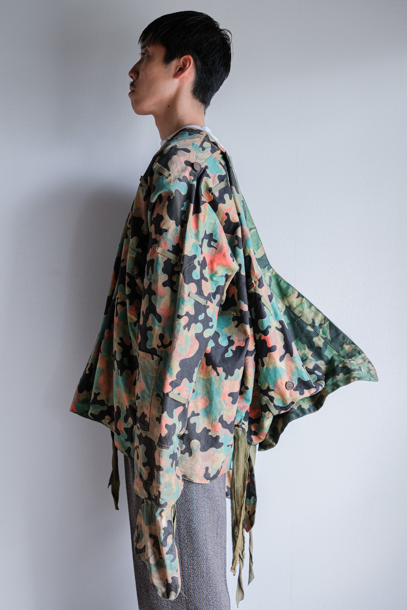 【~50's】Czechoslovakian Army Dubaky Camouflage Reversible Smock "Dead Stock"