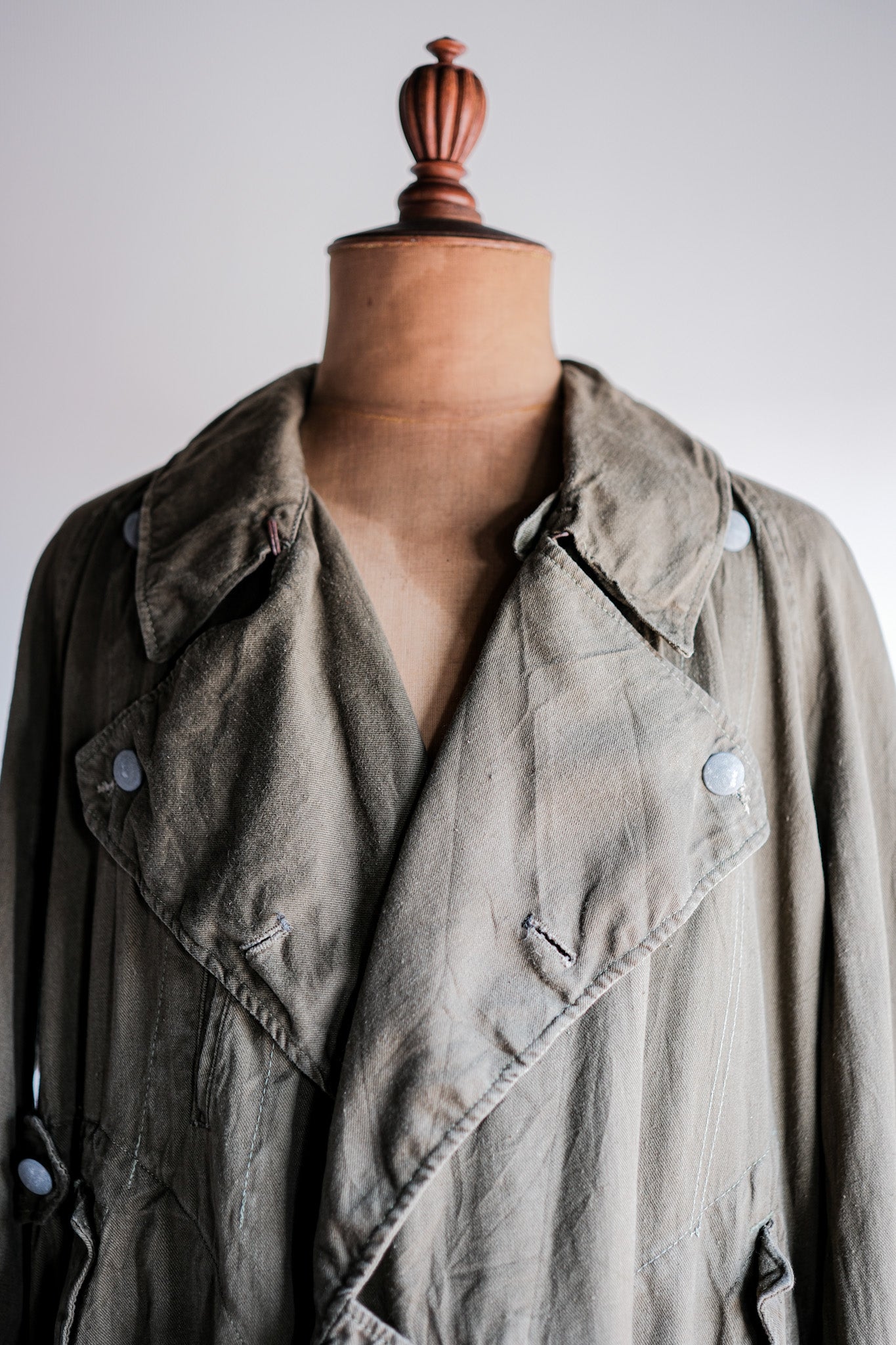 【~40's】WWⅡ German Afrika Korps Tropical Motorcycle Coat "DAK"