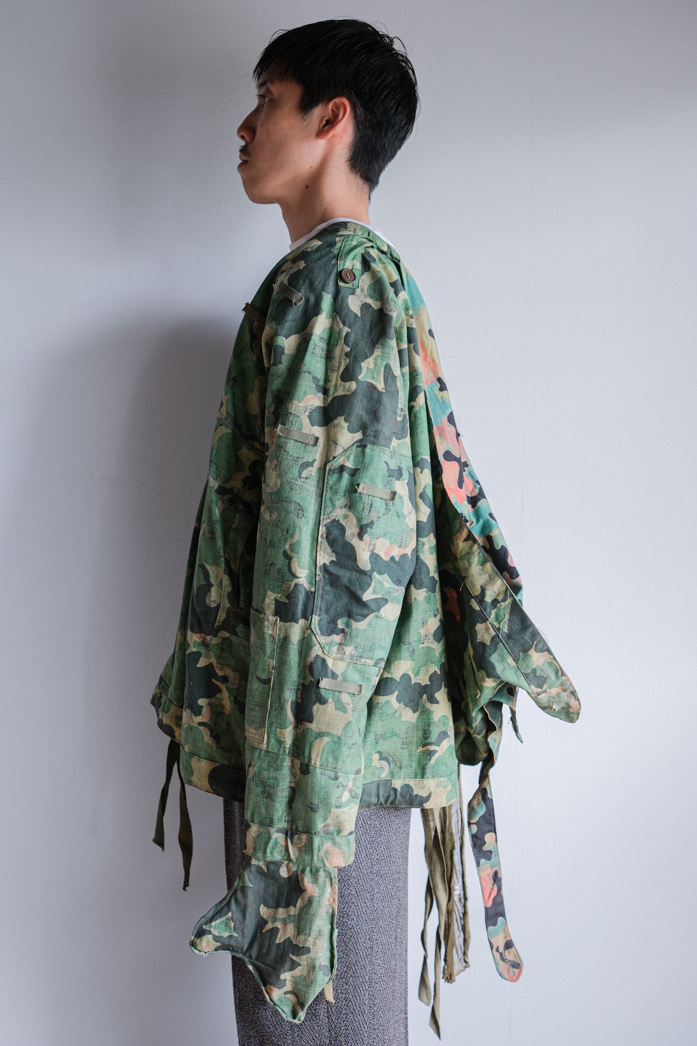 【~50's】Czechoslovakian Army Dubaky Camouflage Reversible Smock "Dead Stock"