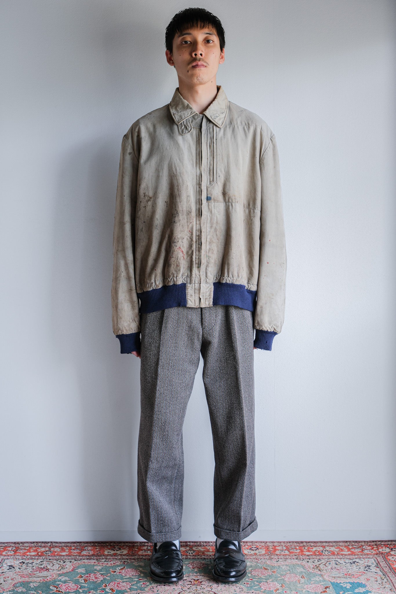 【~50's】Czechoslovakian Air Force Flight Jacket Size.2B